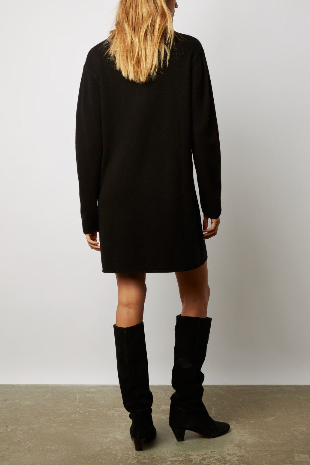 Robe courte en laine col polo - JACOBINE Faume - seconde main