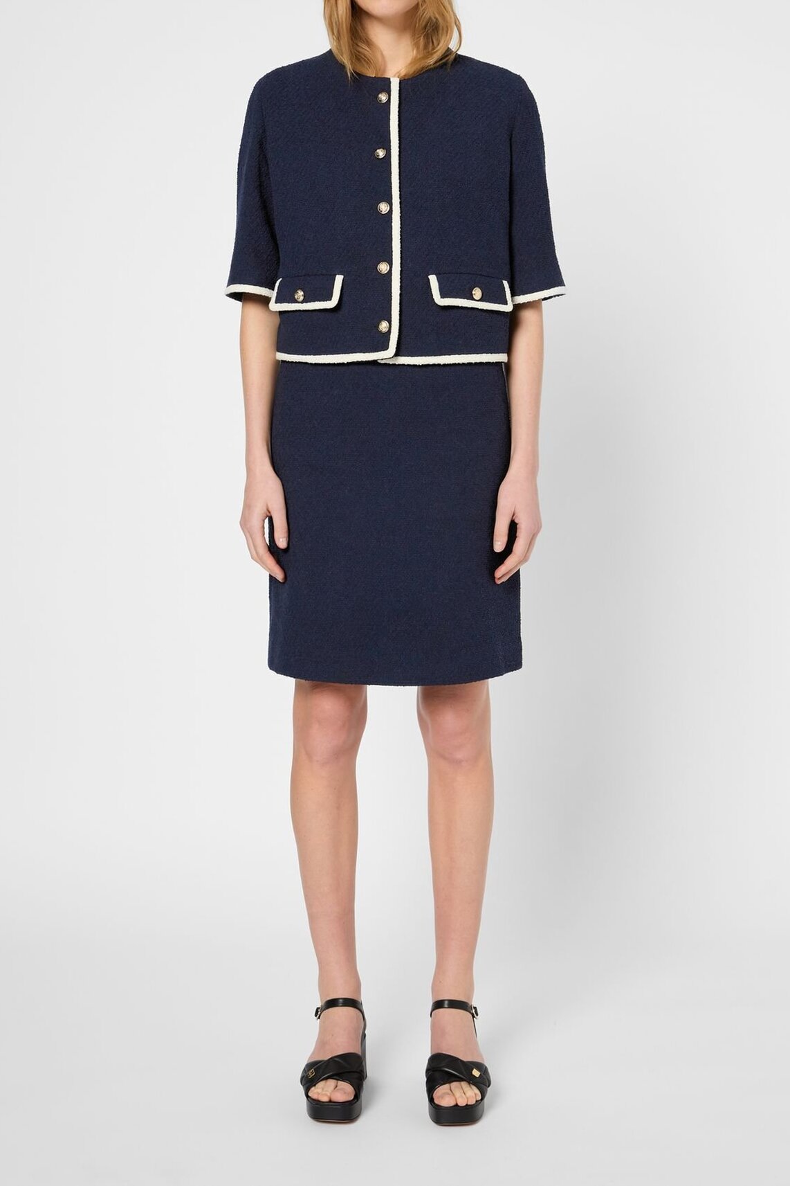 Veste courte esprit tweed - RELINA Faume - seconde main