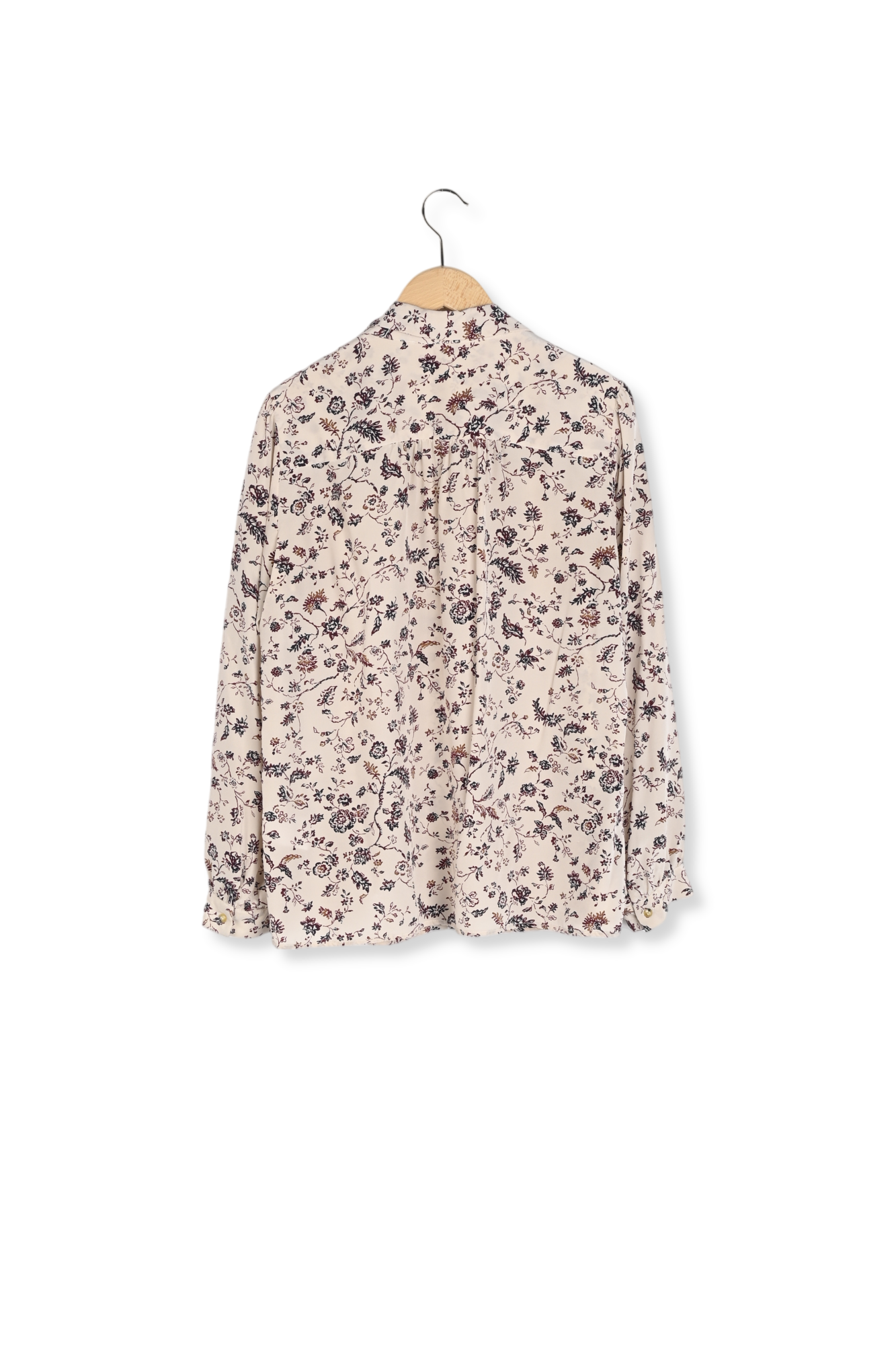 Chemise en soie fleuri - CARA Faume - seconde main