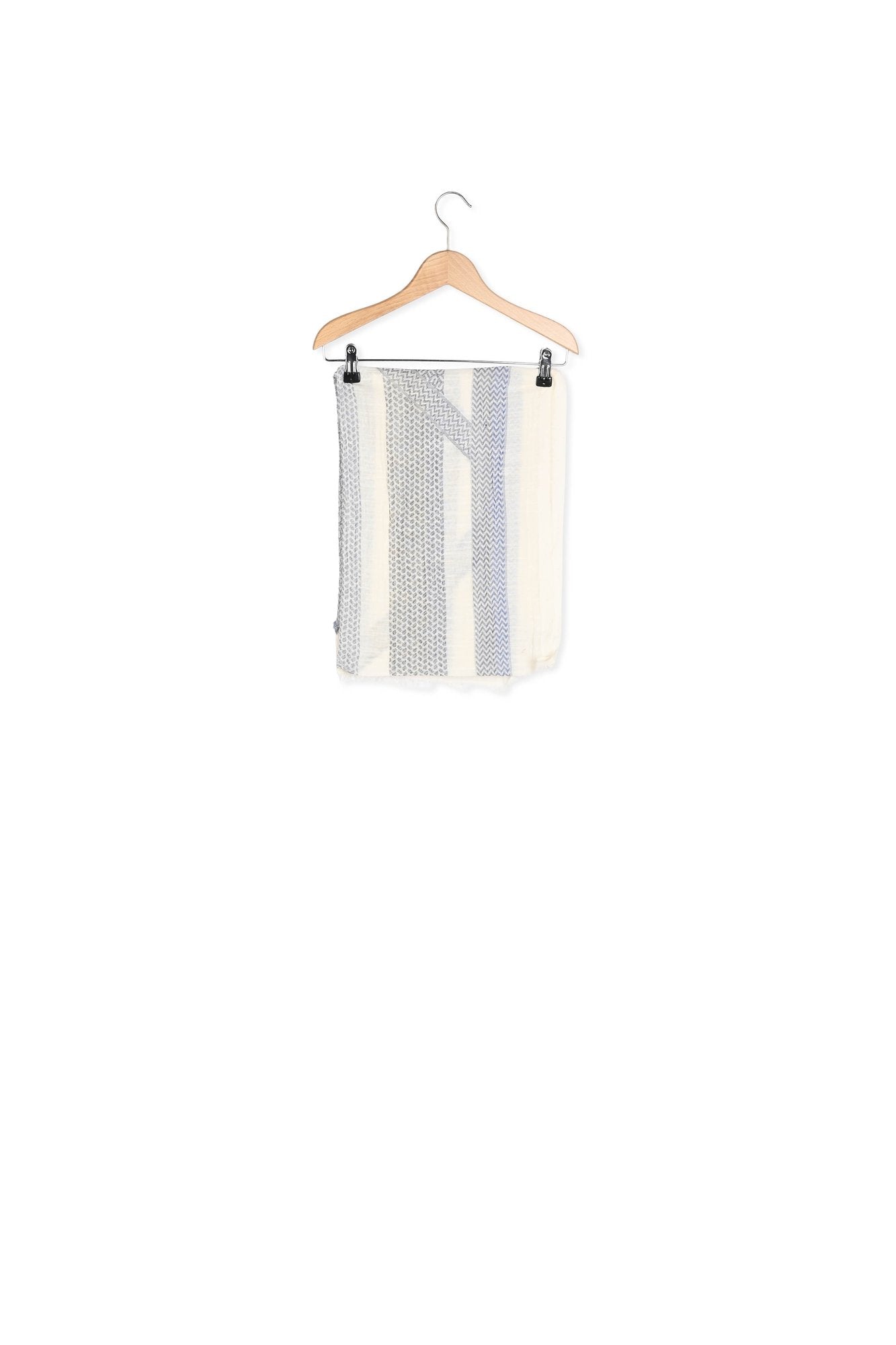 Foulard chevrons tissés - PERNILLE Faume - seconde main