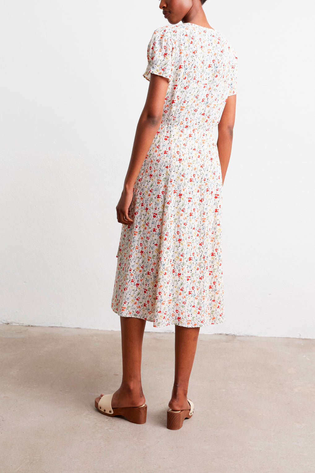 Robe portefeuille fleurie - JONAS Faume - seconde main