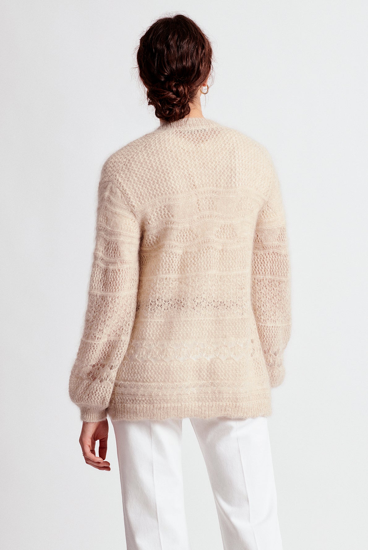 EMILIA - Gilet en mohair et Lurex Faume - seconde main