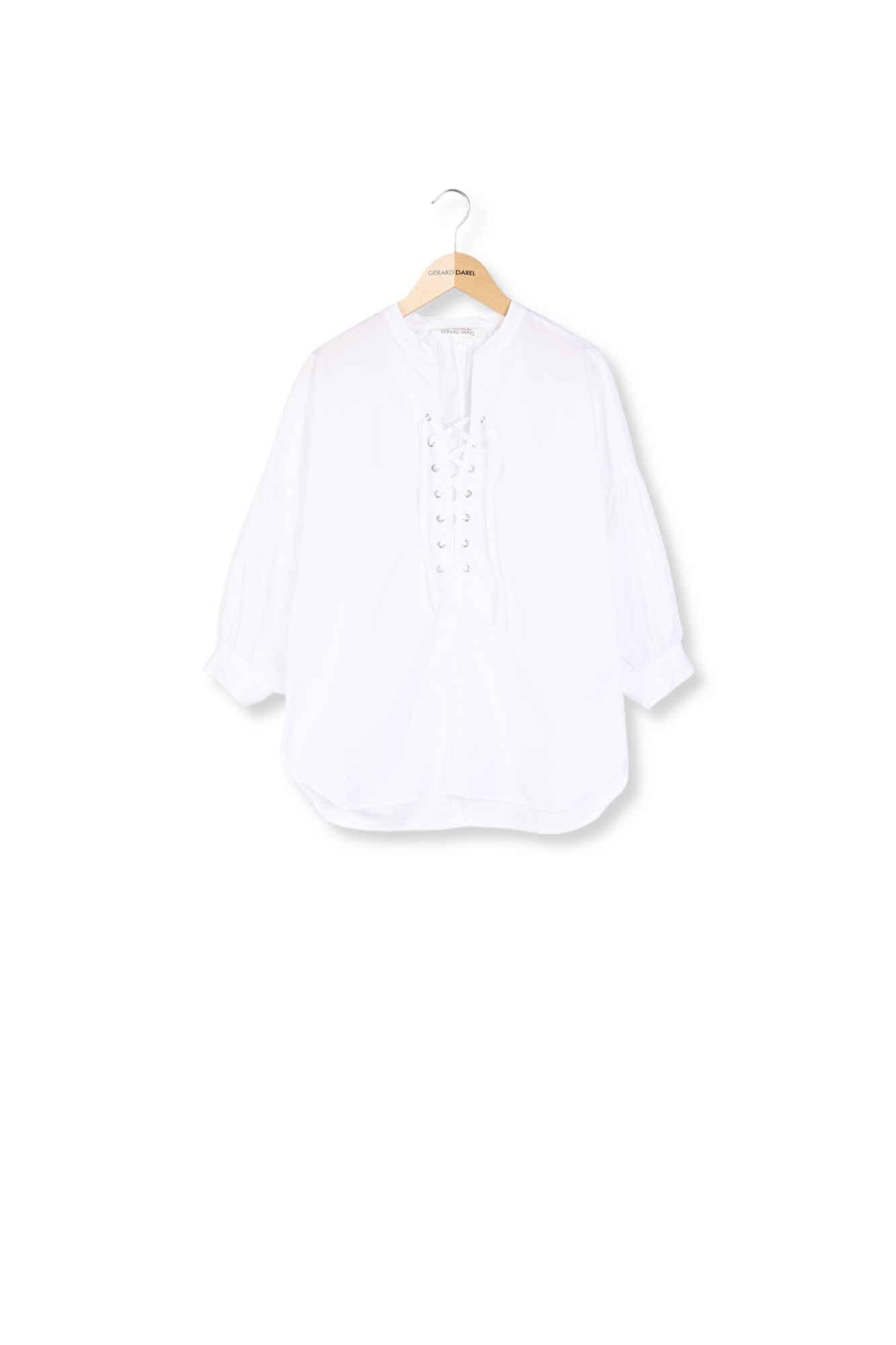 Blouse en coton à lacet - ALANIA Faume - seconde main