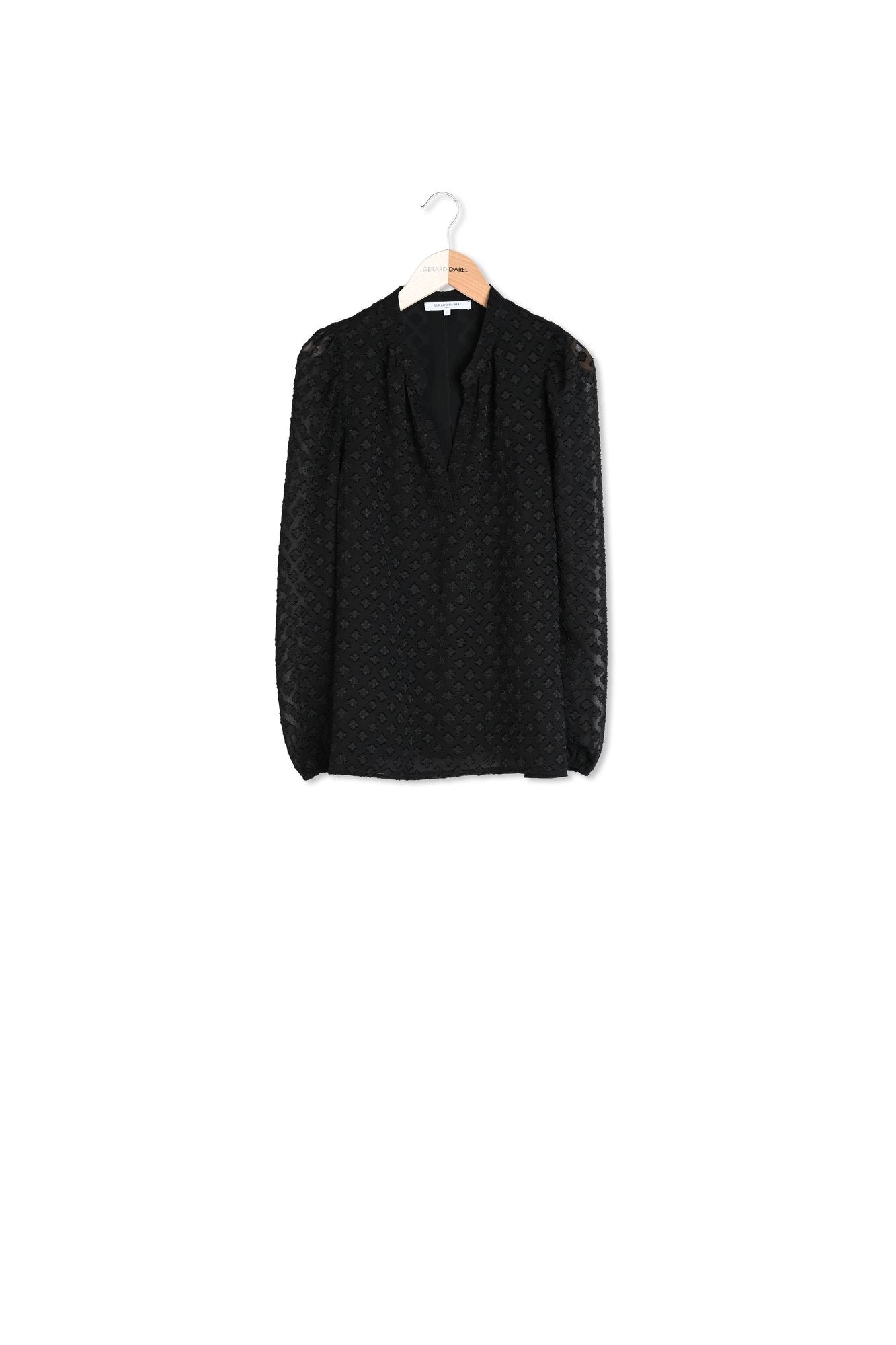 MYA - Top gaufré en jacquard dévoré Faume - seconde main