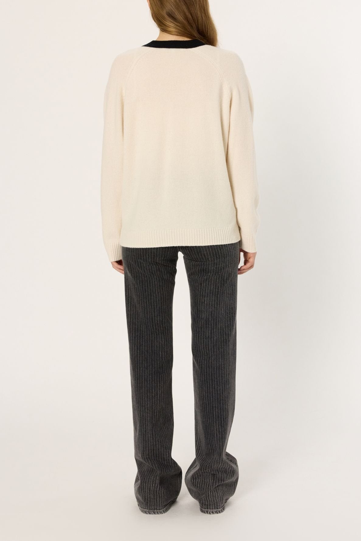 Gilet bicolore en laine - ESTER Faume - seconde main