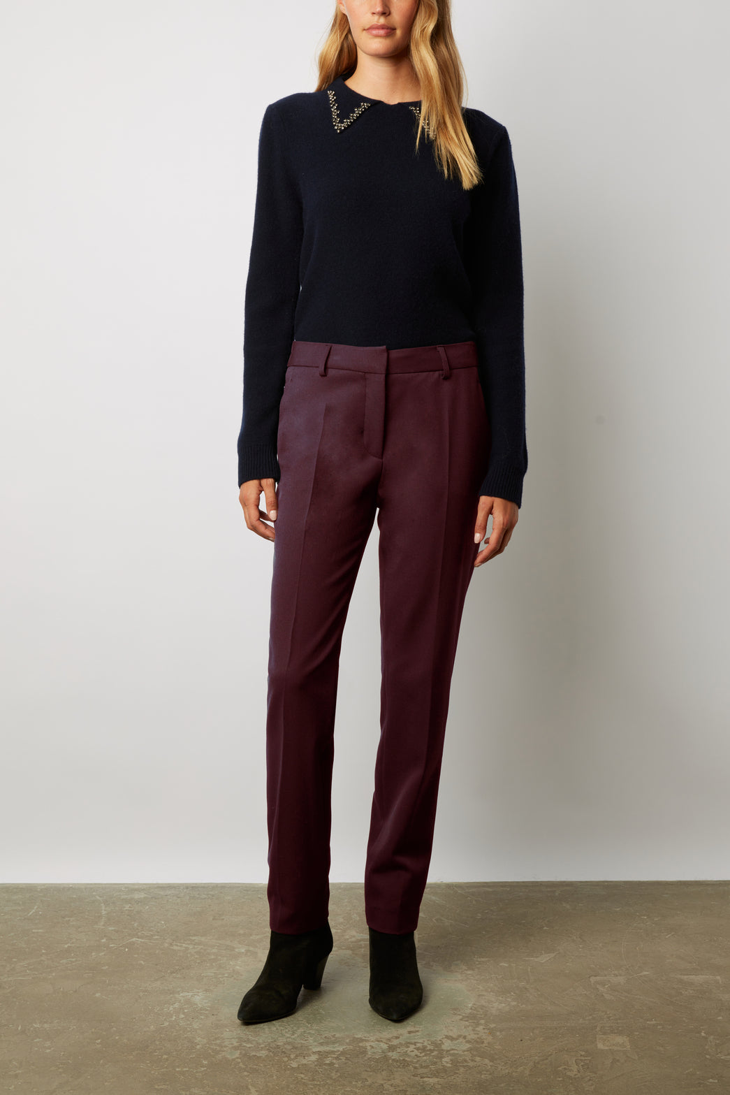 Pantalon droit 7/8 de tailleur - EMANUELLA Faume - seconde main