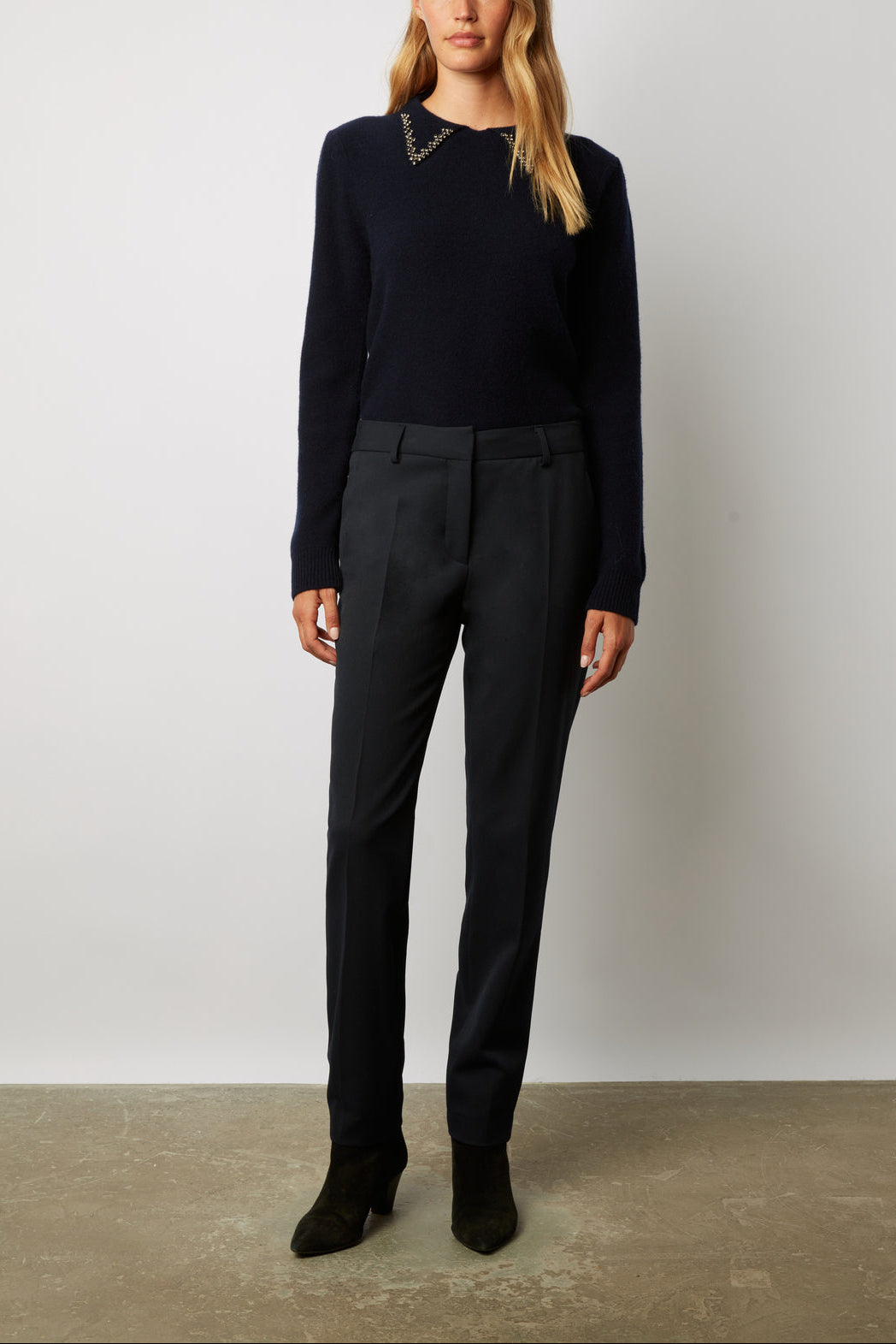 Pantalon droit 7/8 de tailleur - EMANUELLA Faume - seconde main