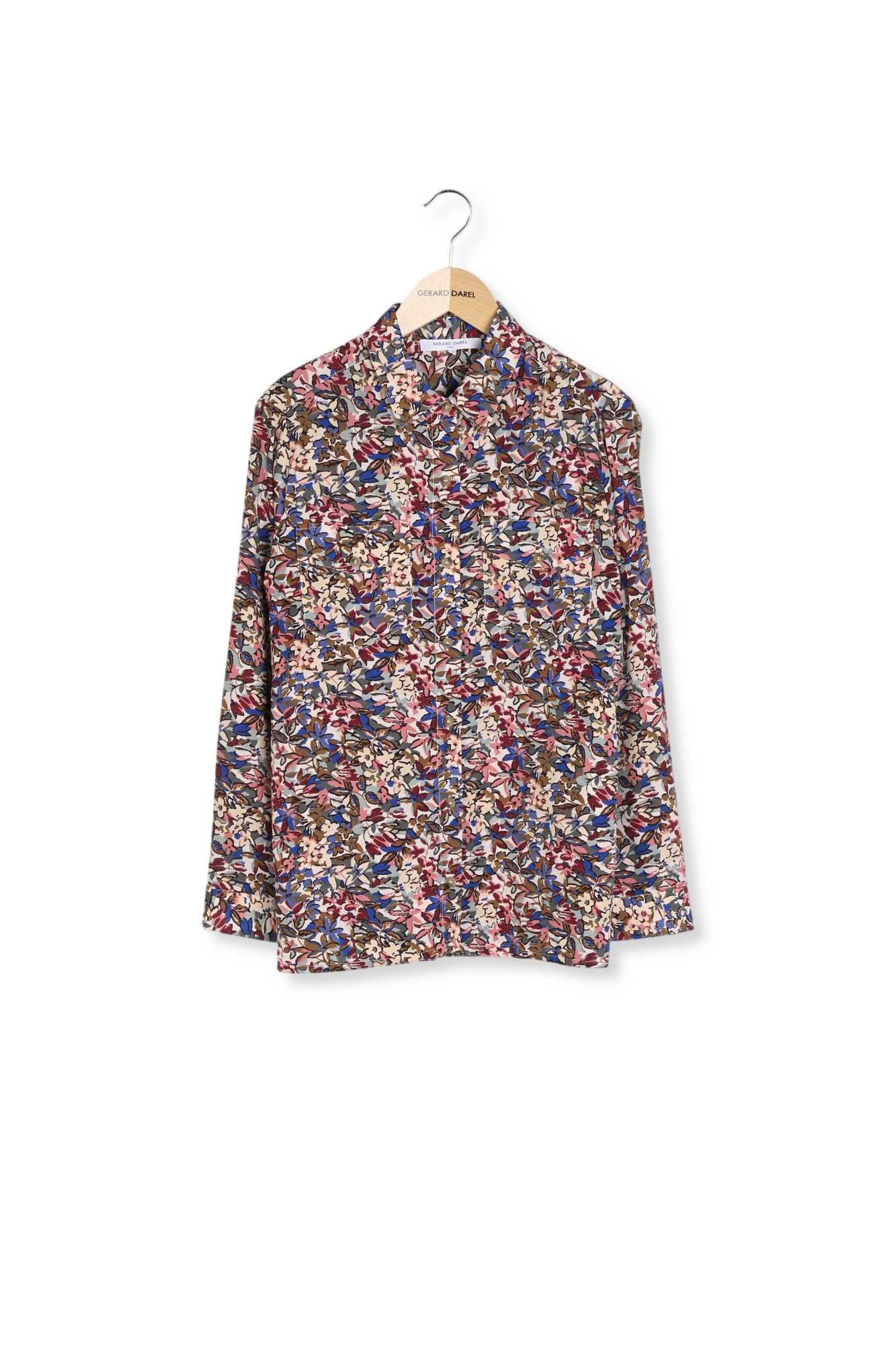Amadea - Chemise fluide à imprimé floral Faume - seconde main
