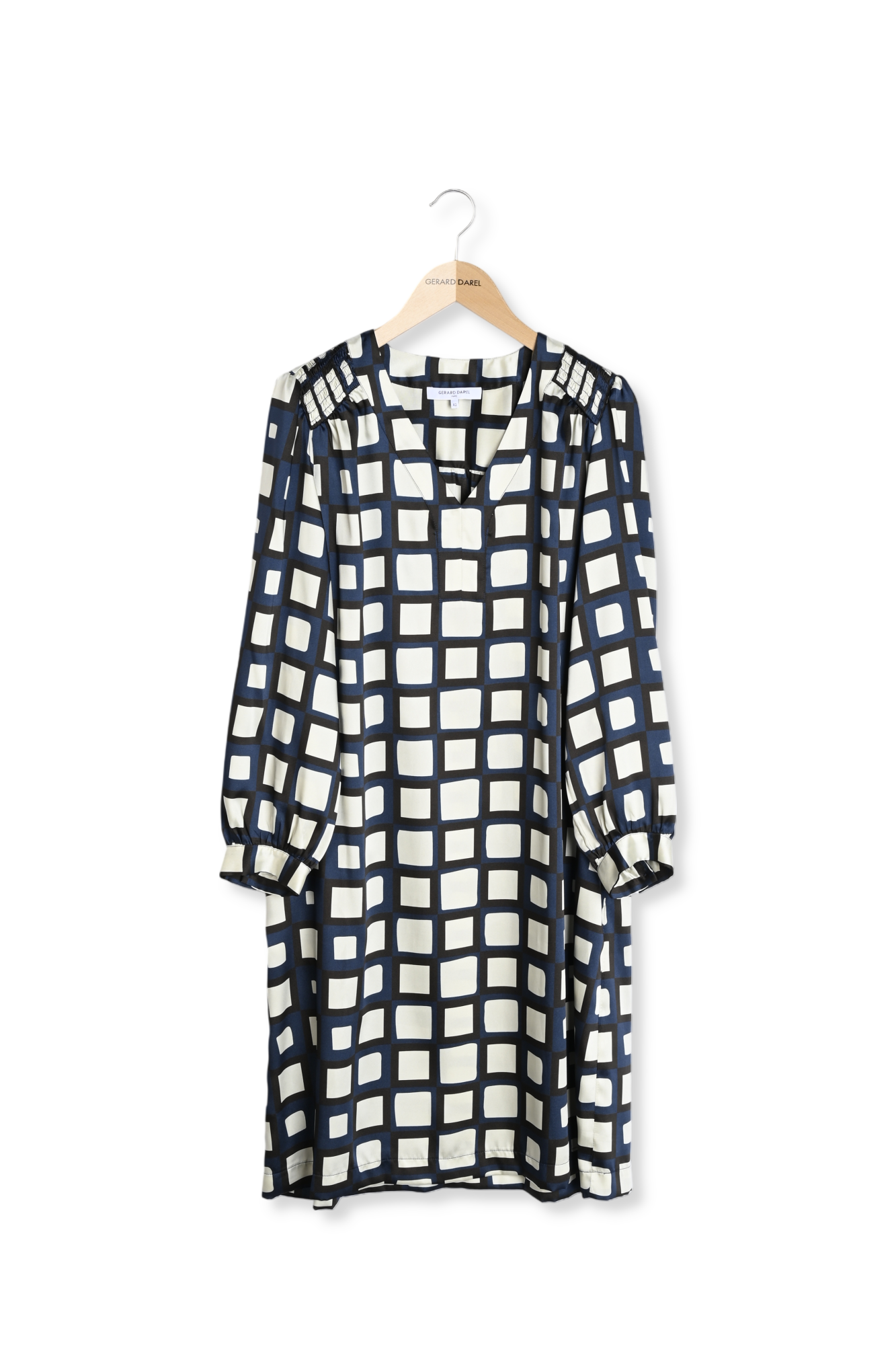 Robe courte satinée imprimée - LEONIE Faume - seconde main