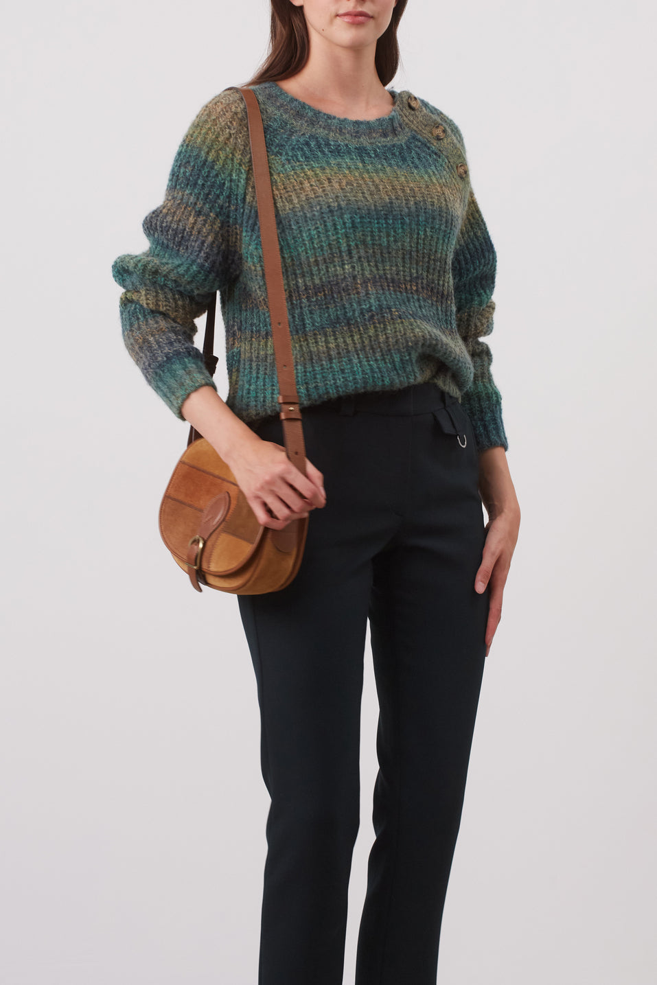 Pull chiné en laine apalga - LILA Faume - seconde main