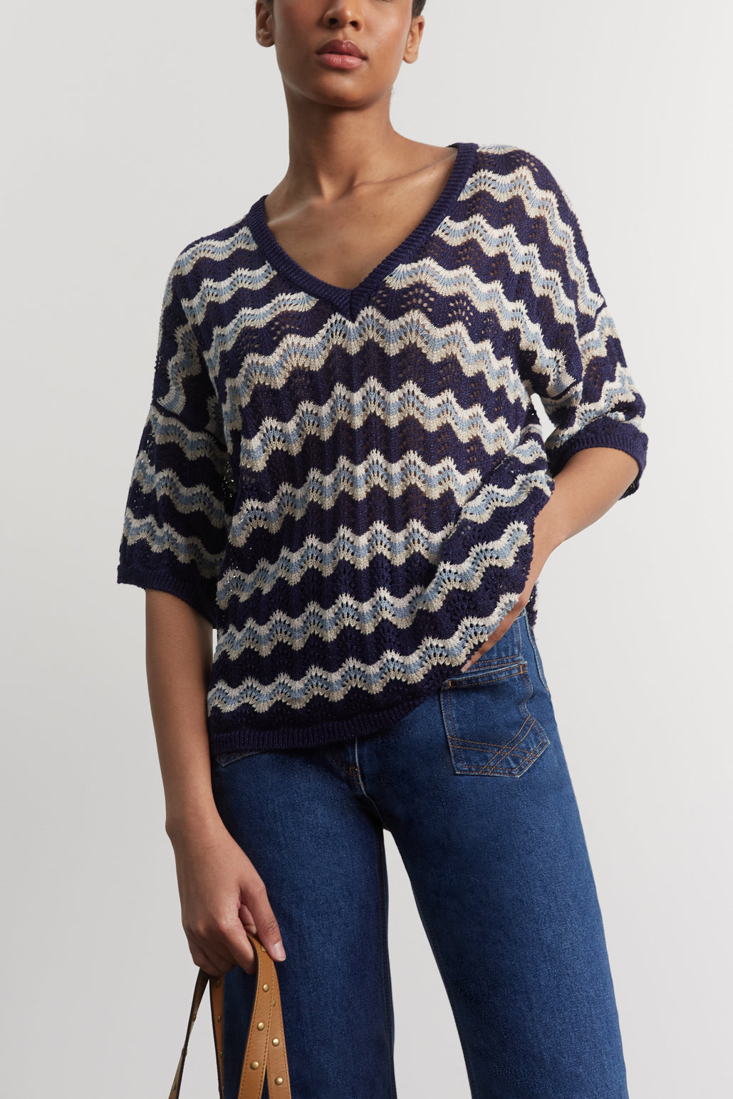 Pull esprit crochet - LAURE Faume - seconde main