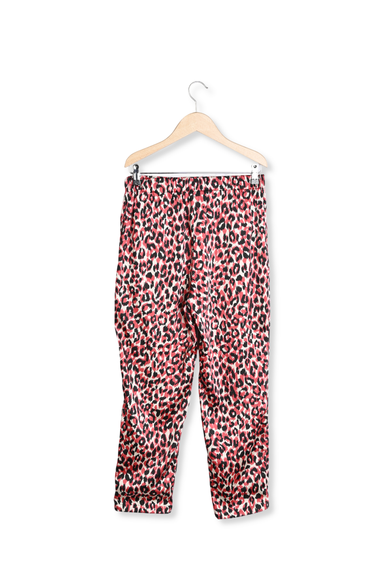 MEDEA - Pantalon fluide 7/8 à motif léopard Faume - seconde main