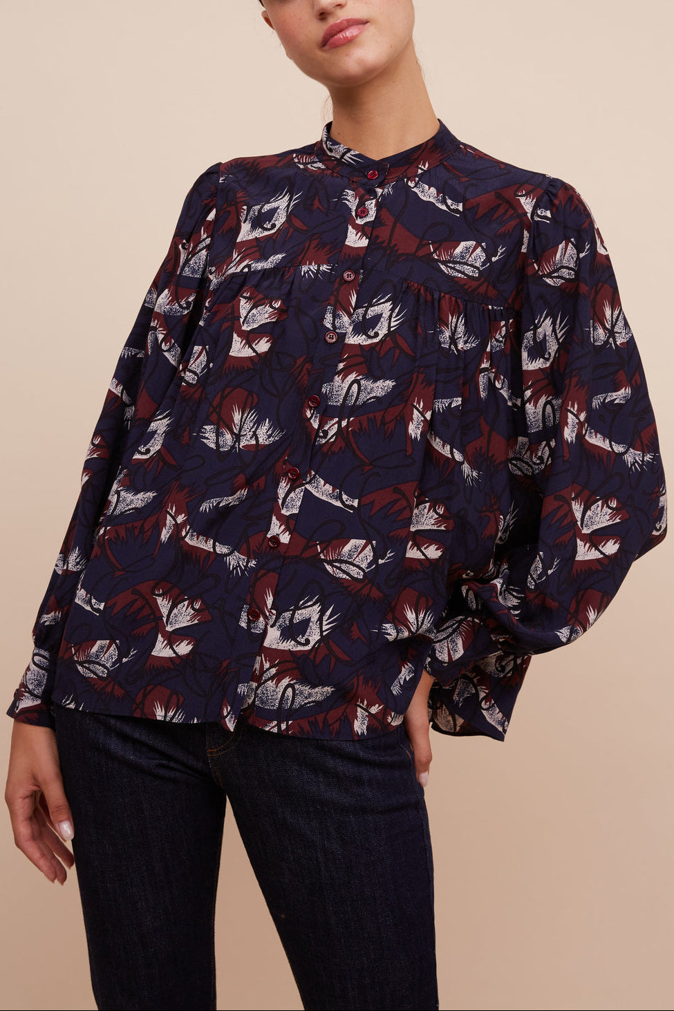 Chemise ample en voile - CALLIE Faume - seconde main