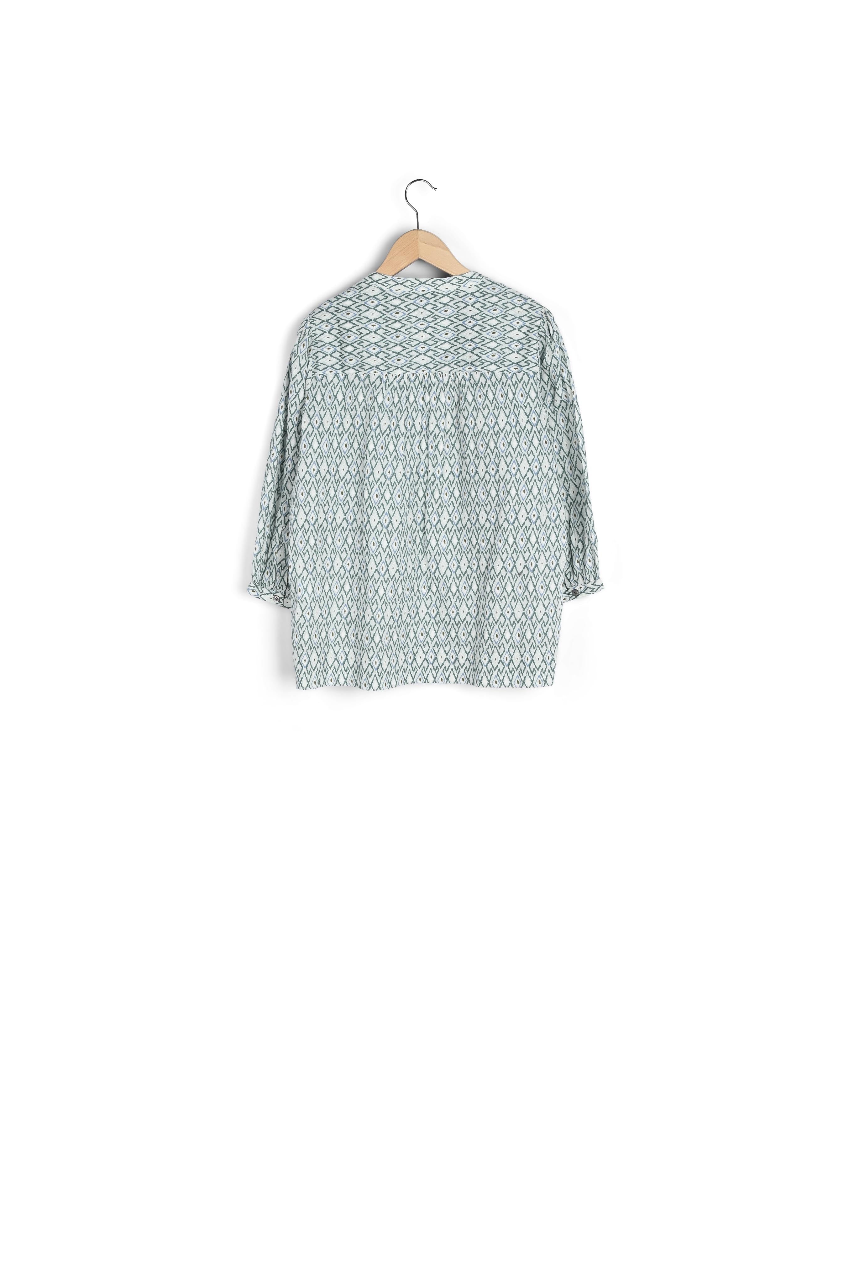 Blouse en voile de coton imprimé - CLOTHILDE Faume - seconde main