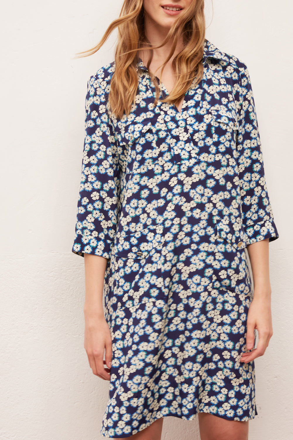 Robe-chemise à imprimé fantaisie Faume - seconde main