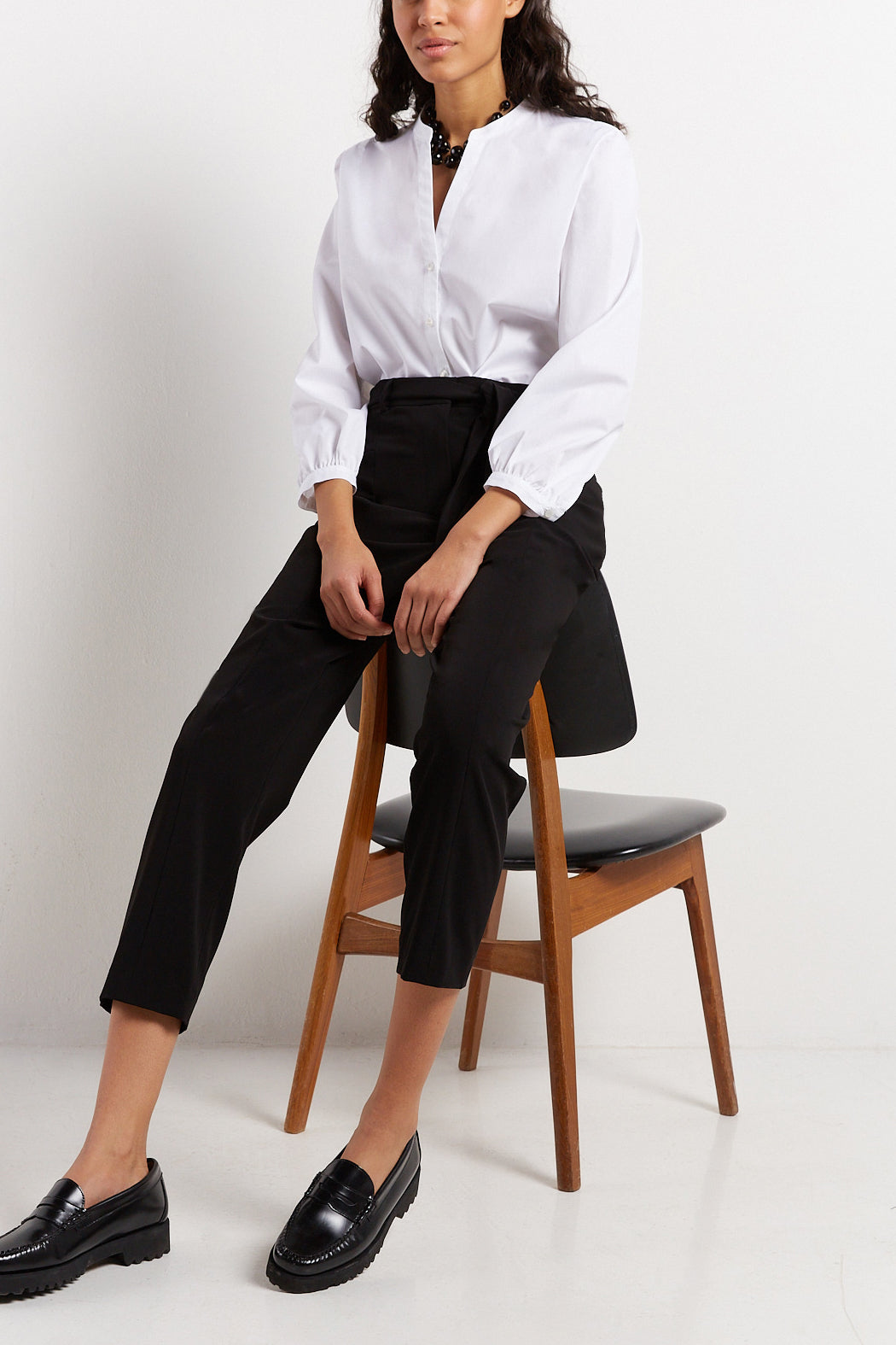 Chemise en coton et détails féminins - CLARYSA Faume - seconde main