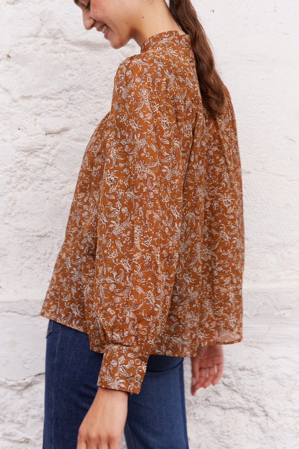 Chemise ample en voile de coton - CALLIE Faume - seconde main