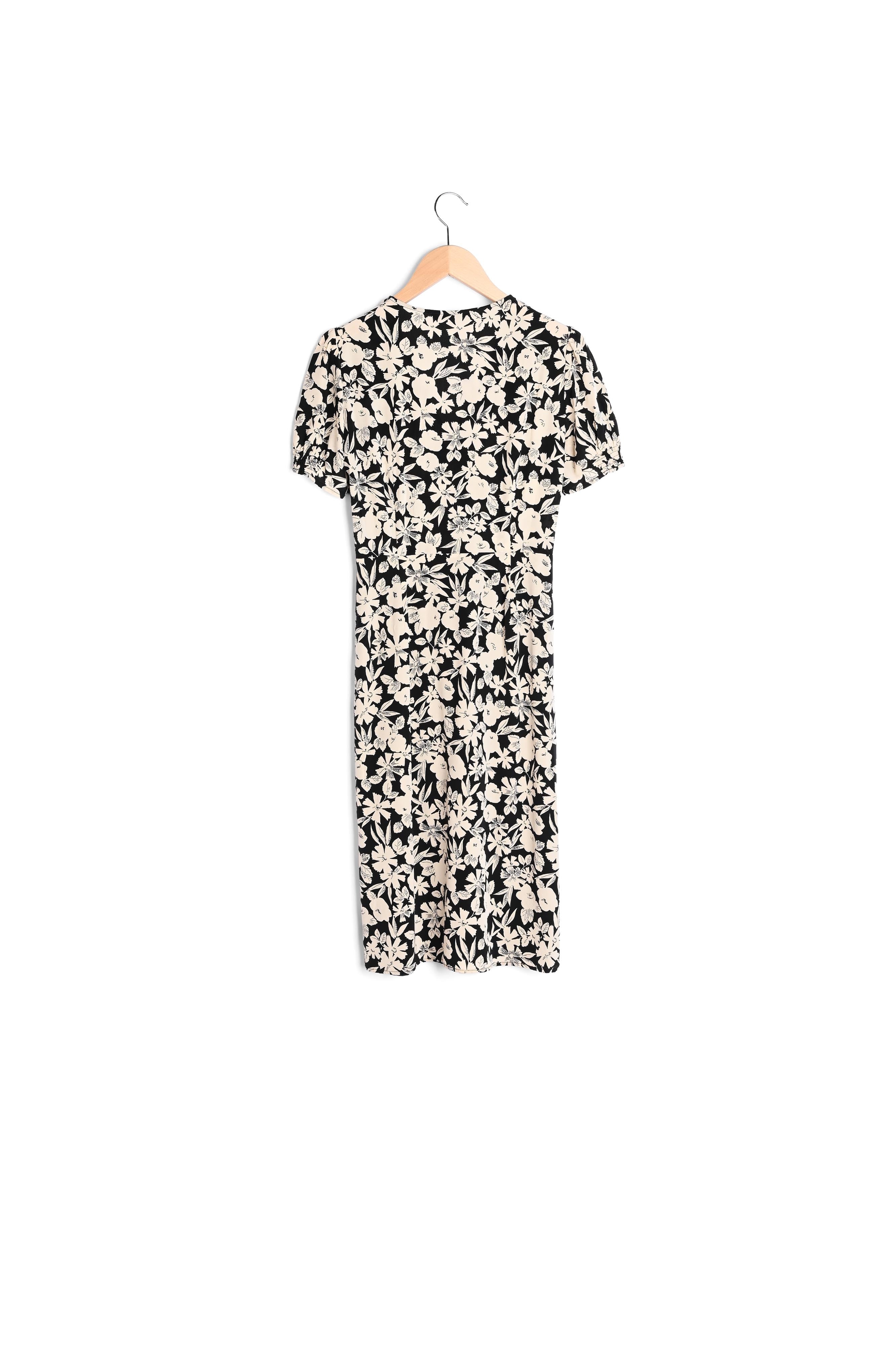 SCARLETTE - Robe V en soie Stretch Faume - seconde main