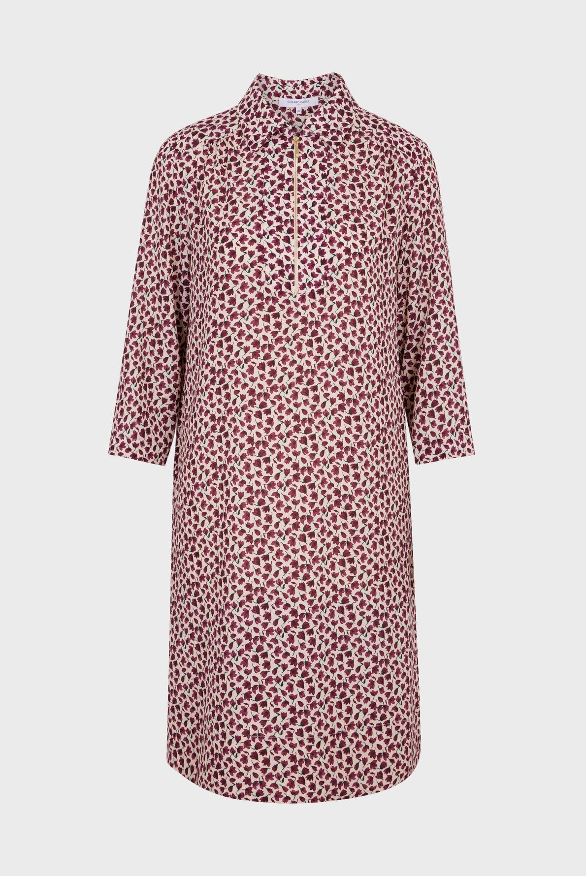 Robe courte zippée à fleurs - JORGIA Faume - seconde main