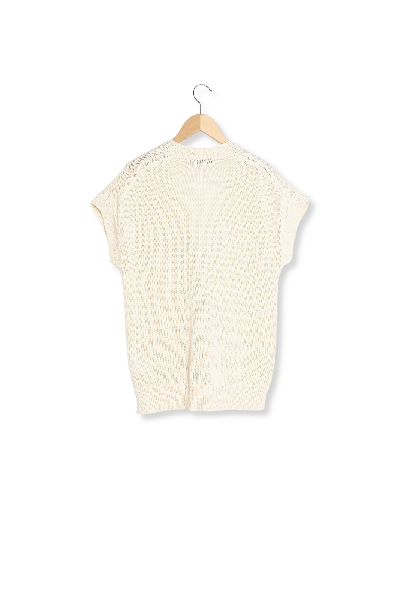 Gilet sans manche et boutons fantaisies - LASSINE Faume - seconde main