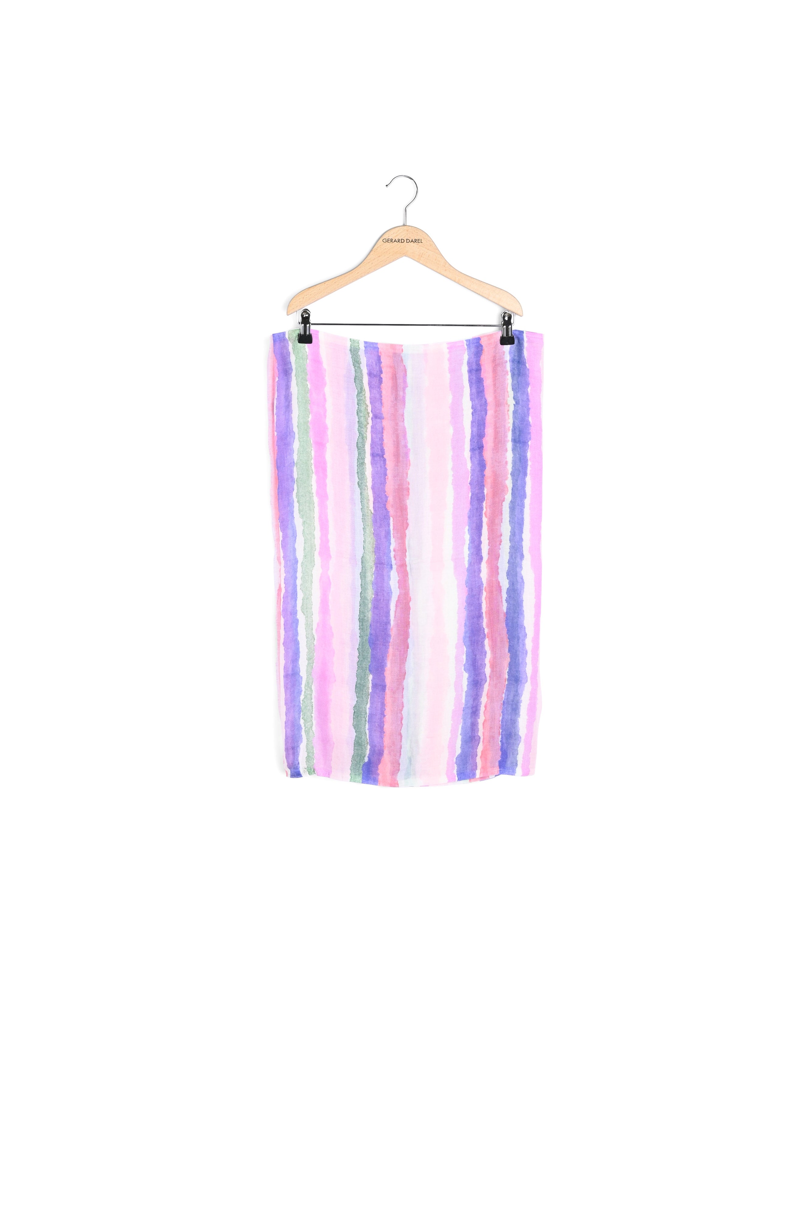 Foulard à rayures multicolores - GWENAEL Faume - seconde main