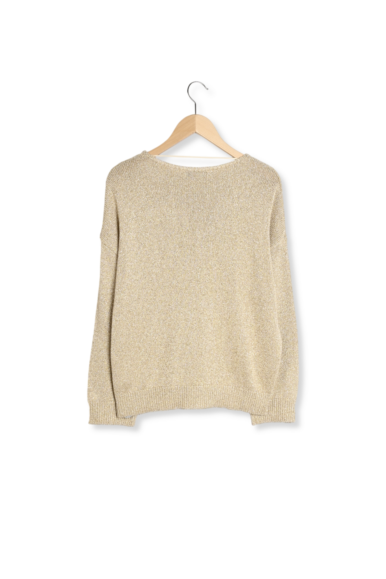 Pull en maille dorée - ELIANNA Faume - seconde main