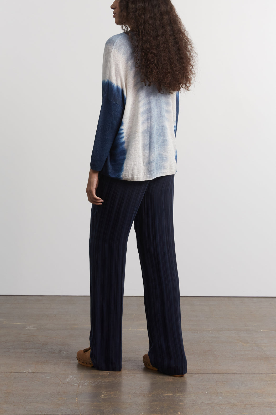 Pull Tie and Dye 100% lin - LARSEN Faume - seconde main