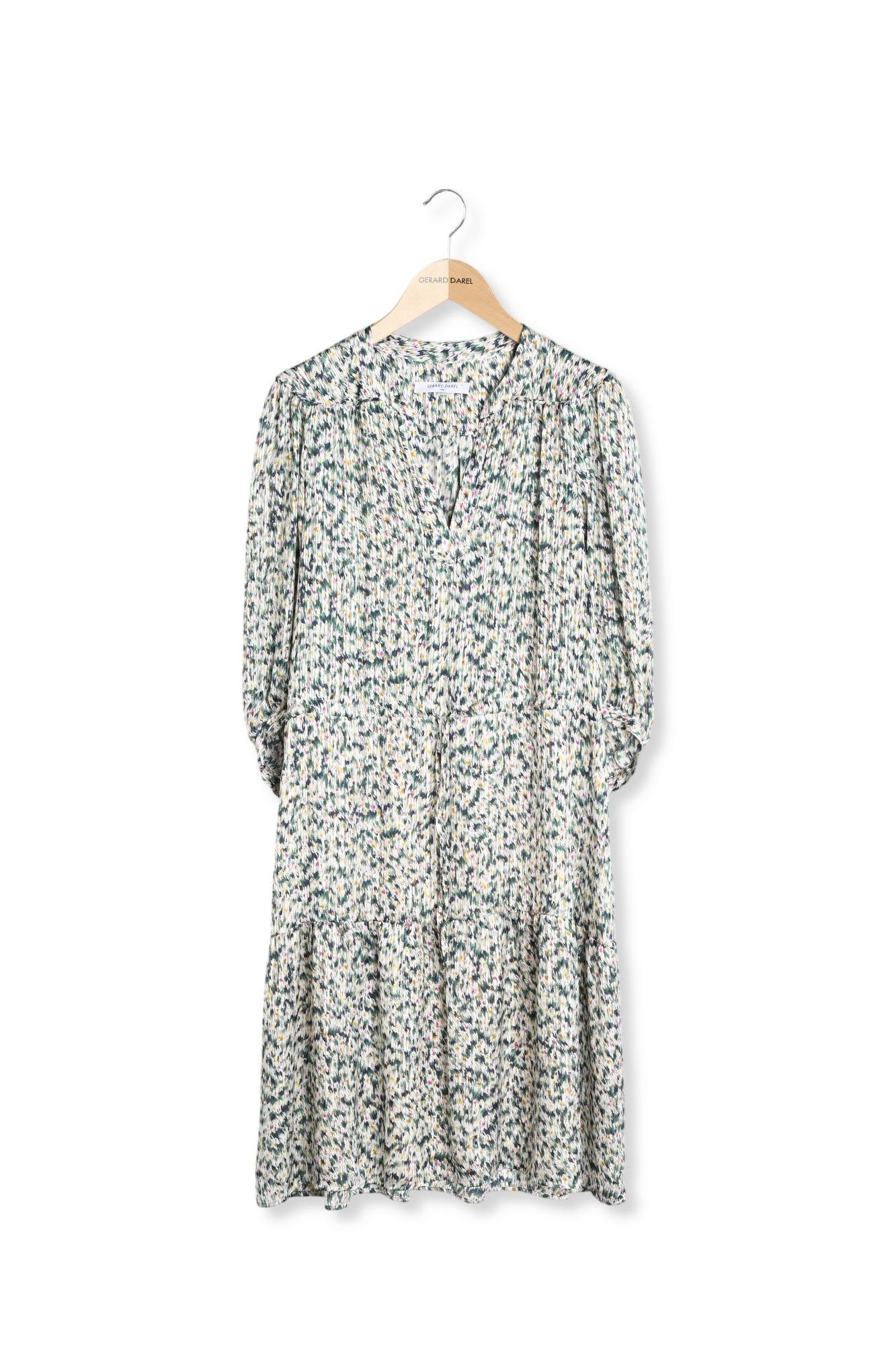 SUN - Robe courte nouée à imprimé fantaisie Faume - seconde main