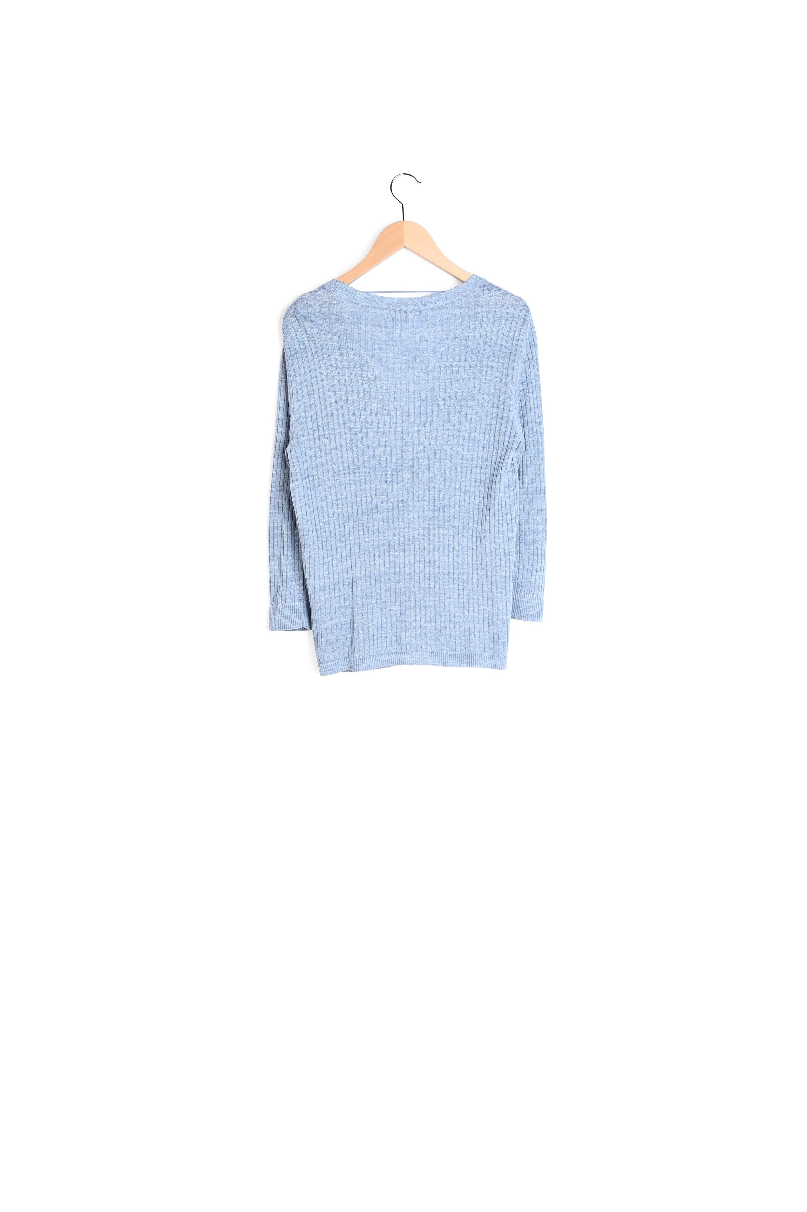Pull côtelé en lin - LESSY Faume - seconde main