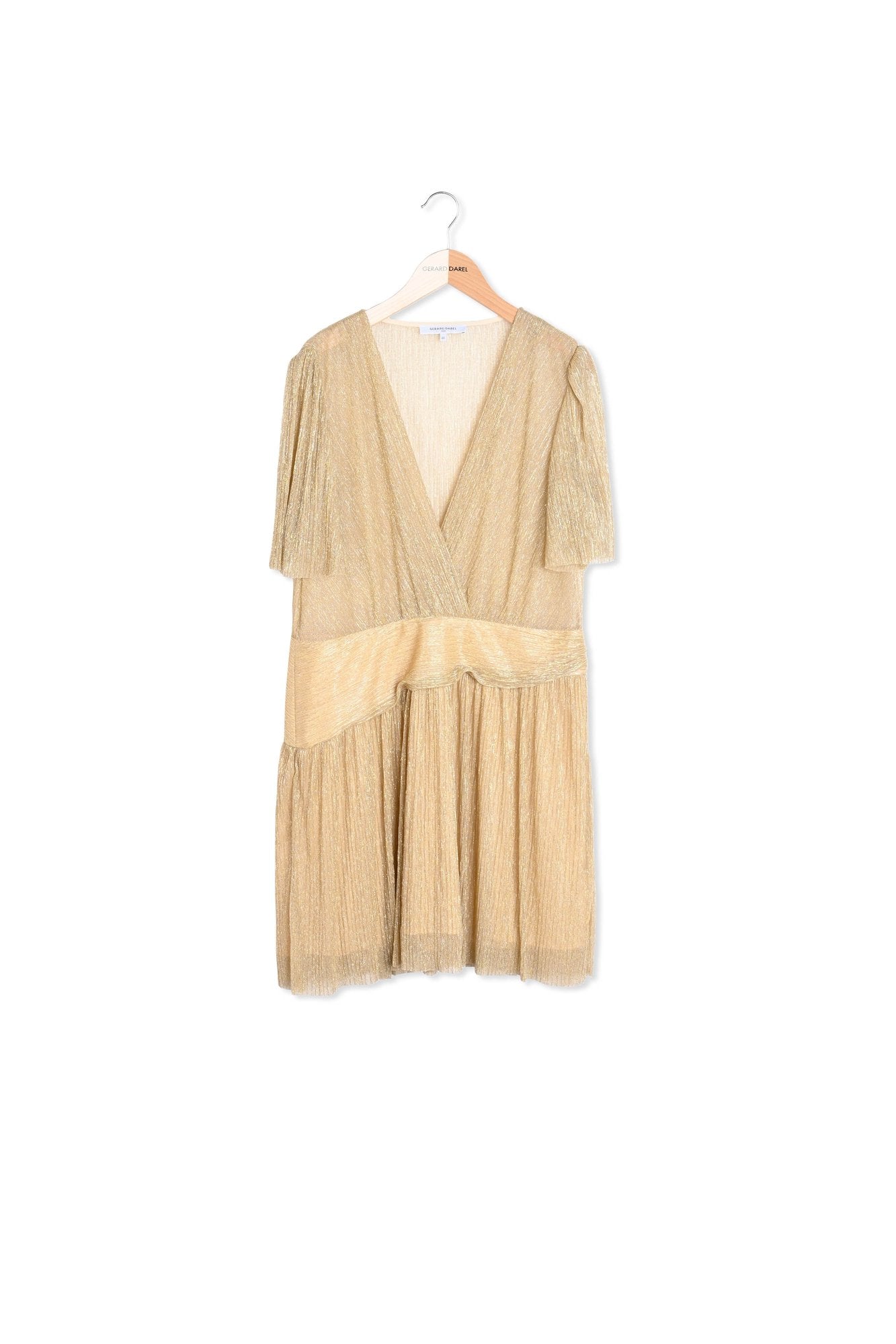 Robe courte en jersey lamé - JODY Faume - seconde main