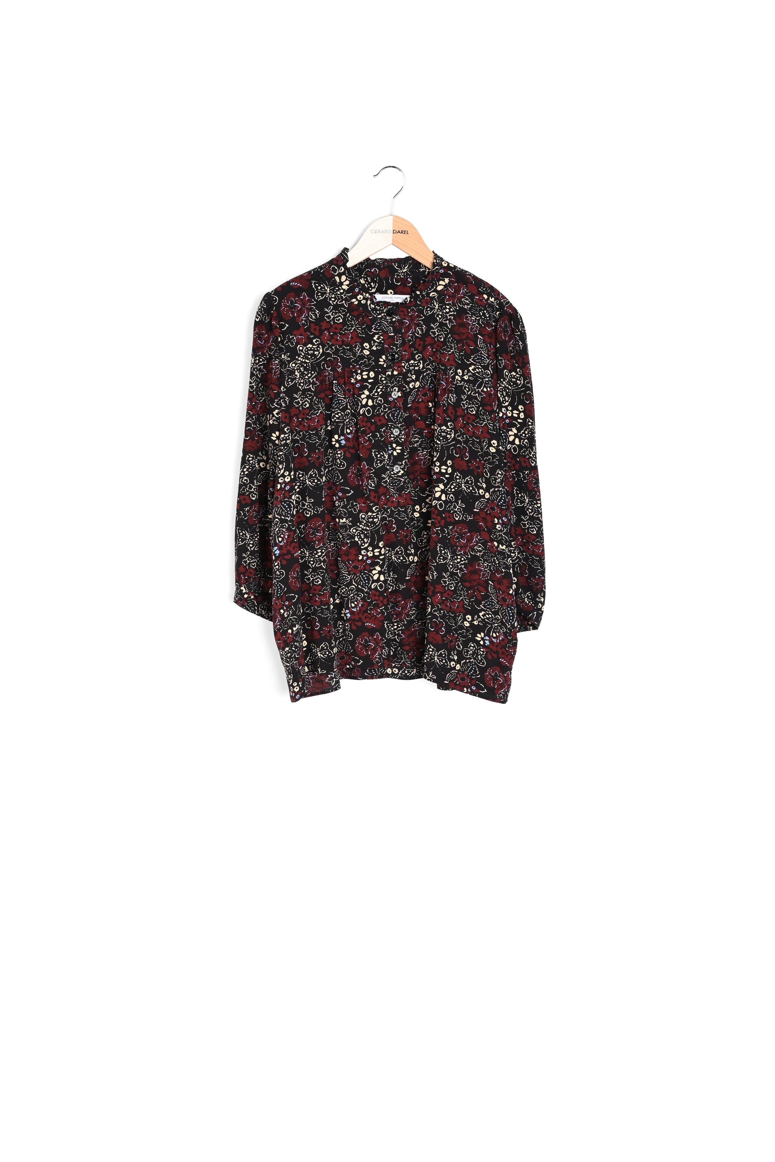 Blouse romantique à motif papillon - CARLTON Faume - seconde main