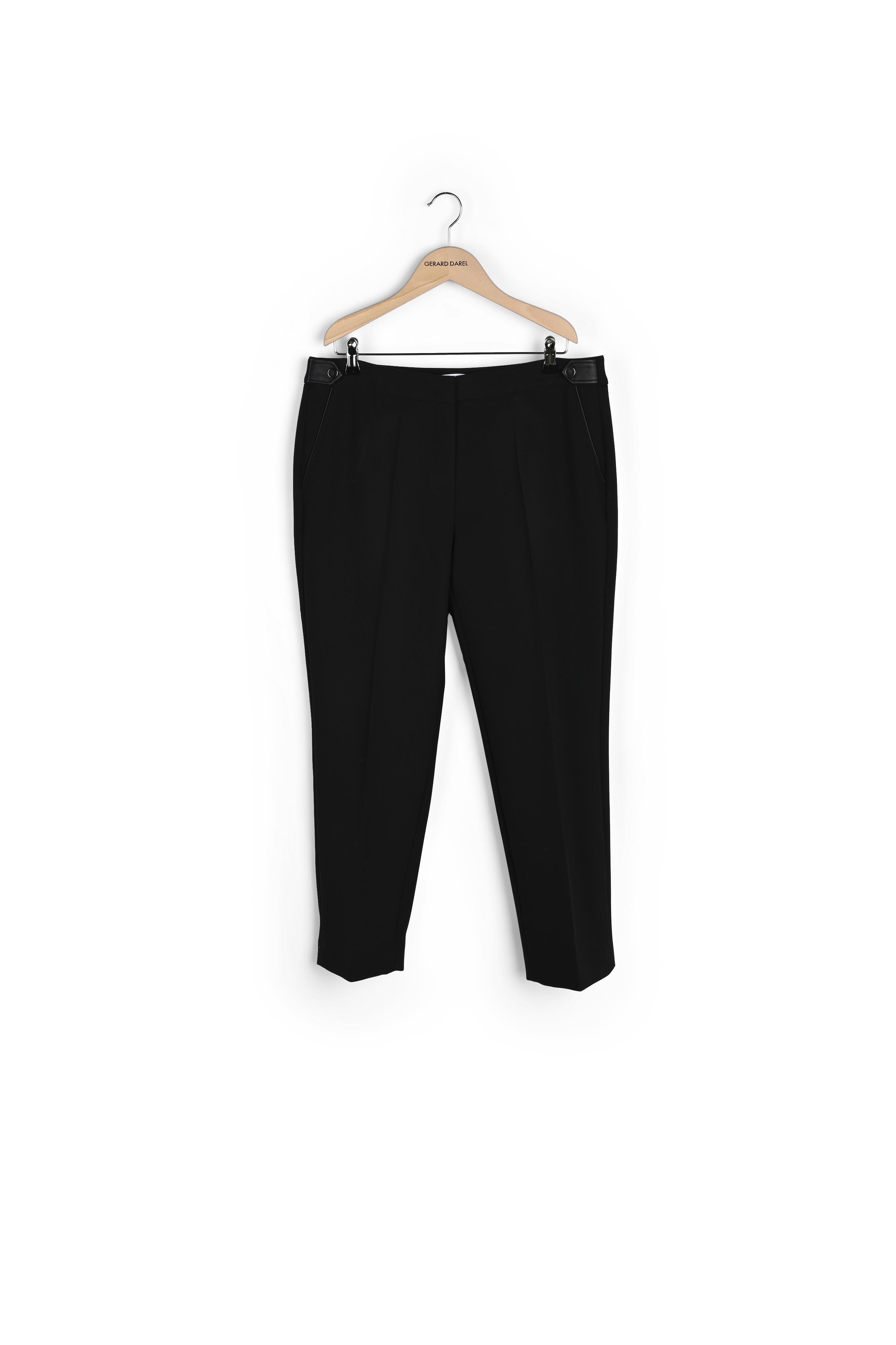 Lucie - Pantalon 7/8 en crêpe Stretch Faume - seconde main