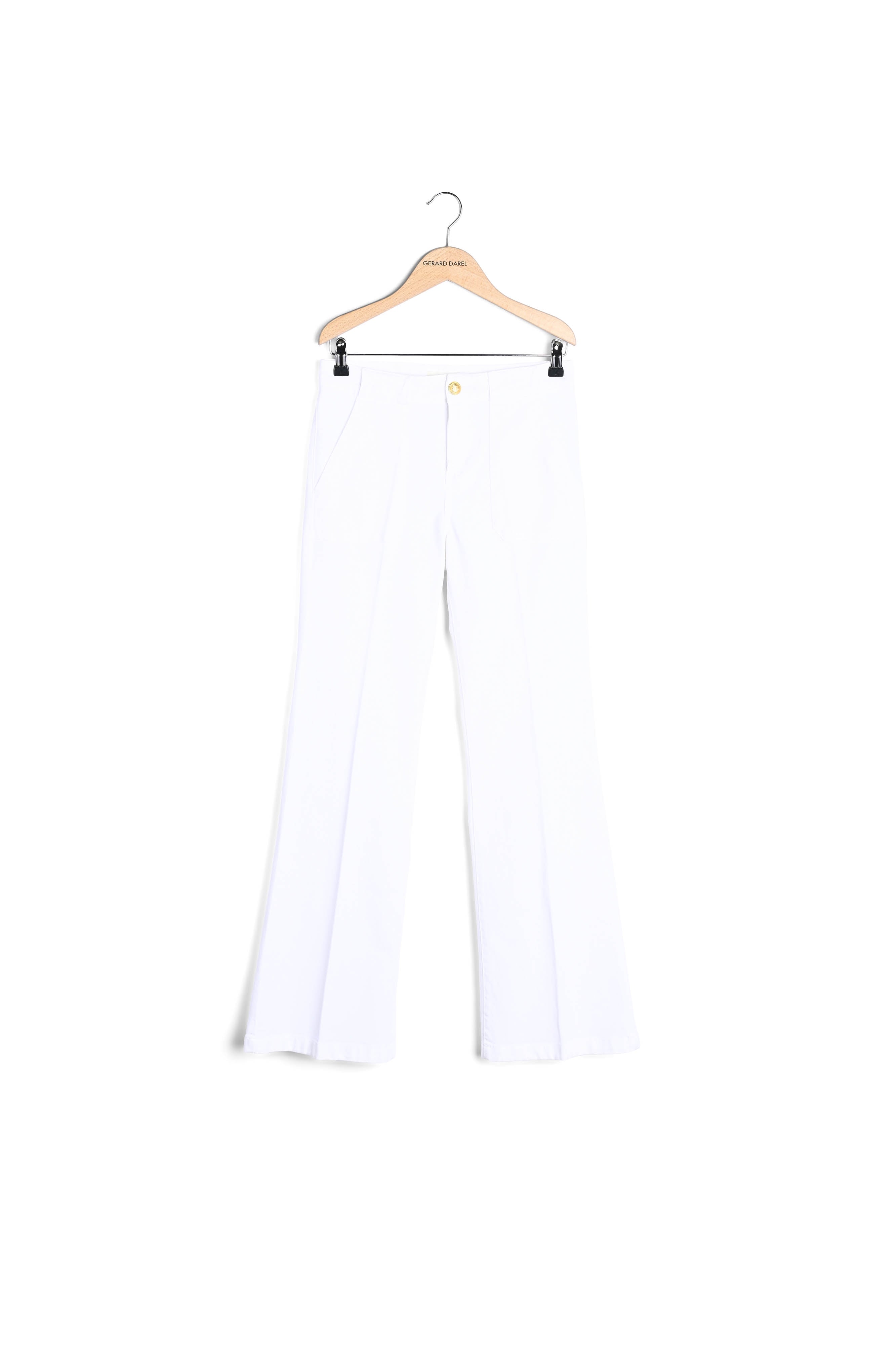 MICHELE - pantalon flare en denim Faume - seconde main