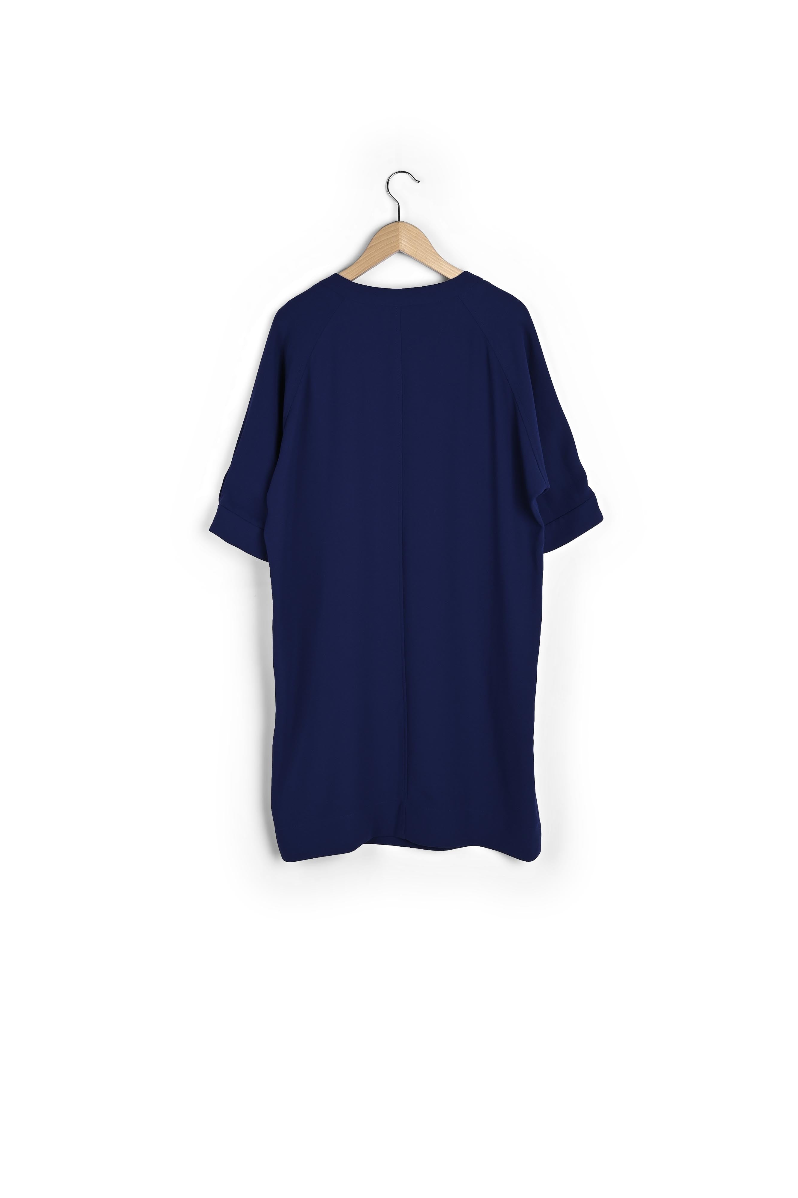 SIRIA - Robe loose en crêpe Faume - seconde main