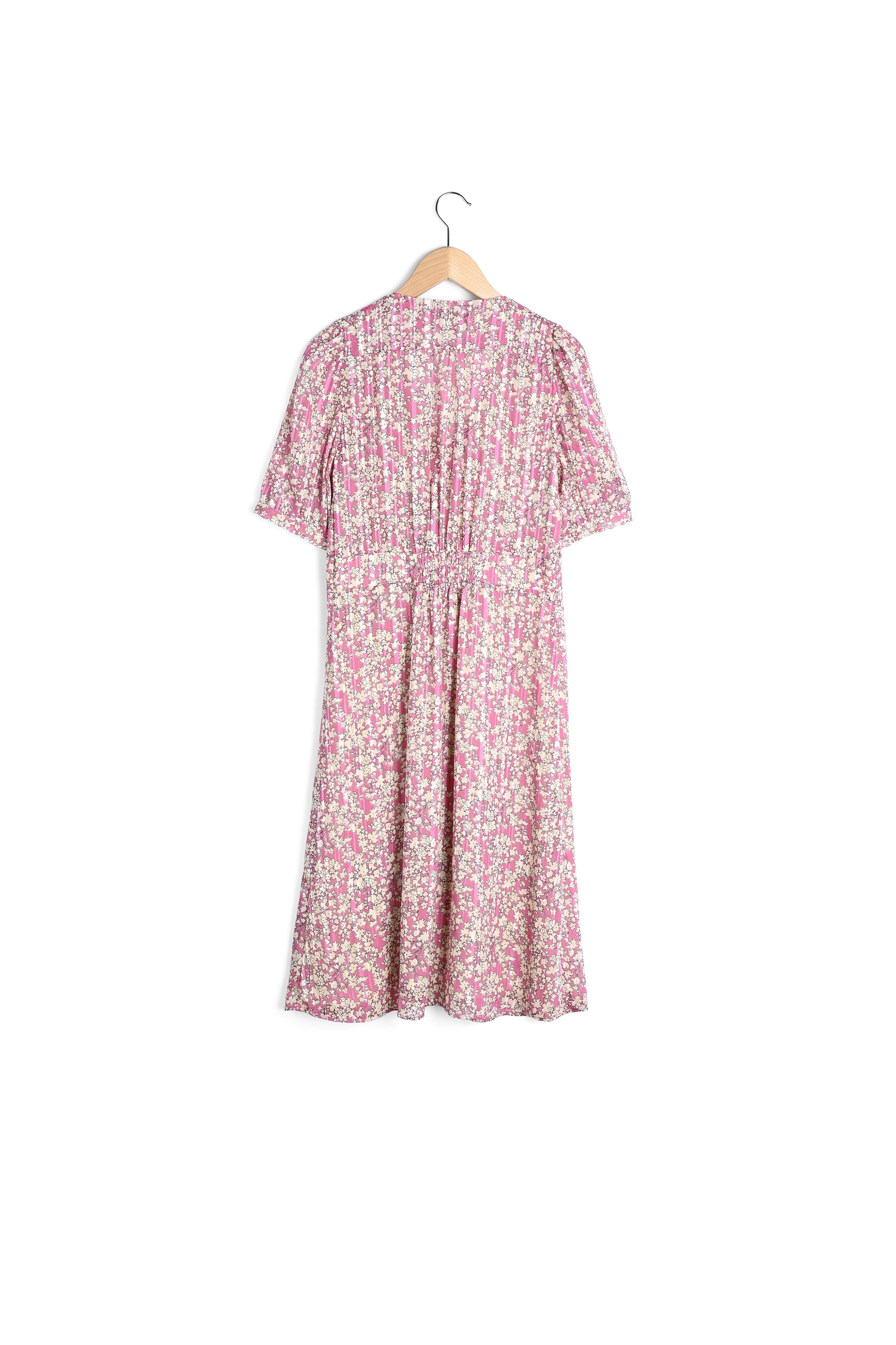 Robe mi-longue à fleurs - JAMES Faume - seconde main