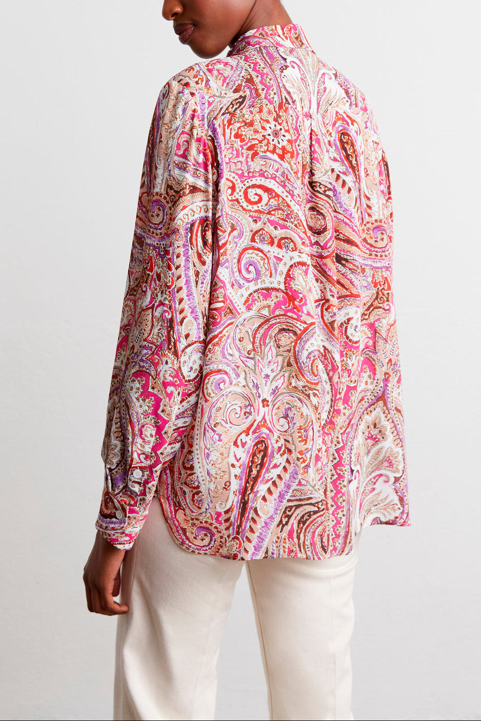 Chemise fluide à imprimé cachemire - CONSTANT Faume - seconde main