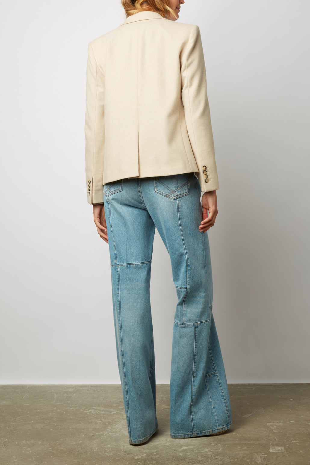 Veste de tailleur en laine mélangée - NADEGE Faume - seconde main