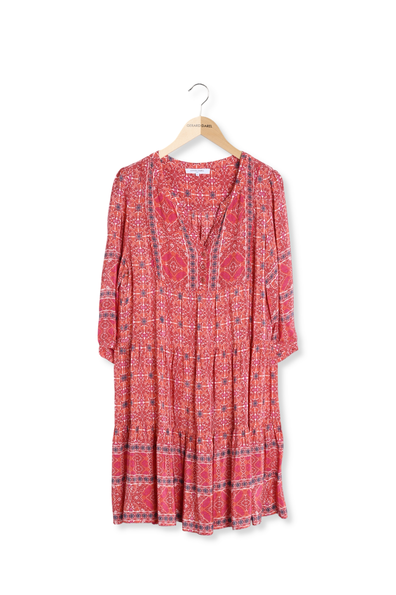 Robe courte à motif ethnique - JUDITH Faume - seconde main