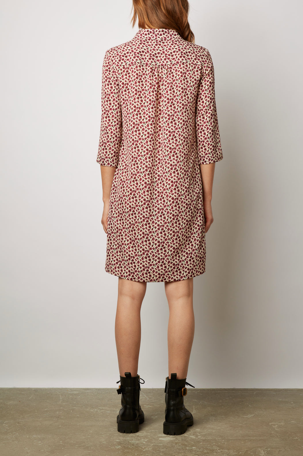 Robe courte zippée à fleurs - JORGIA Faume - seconde main