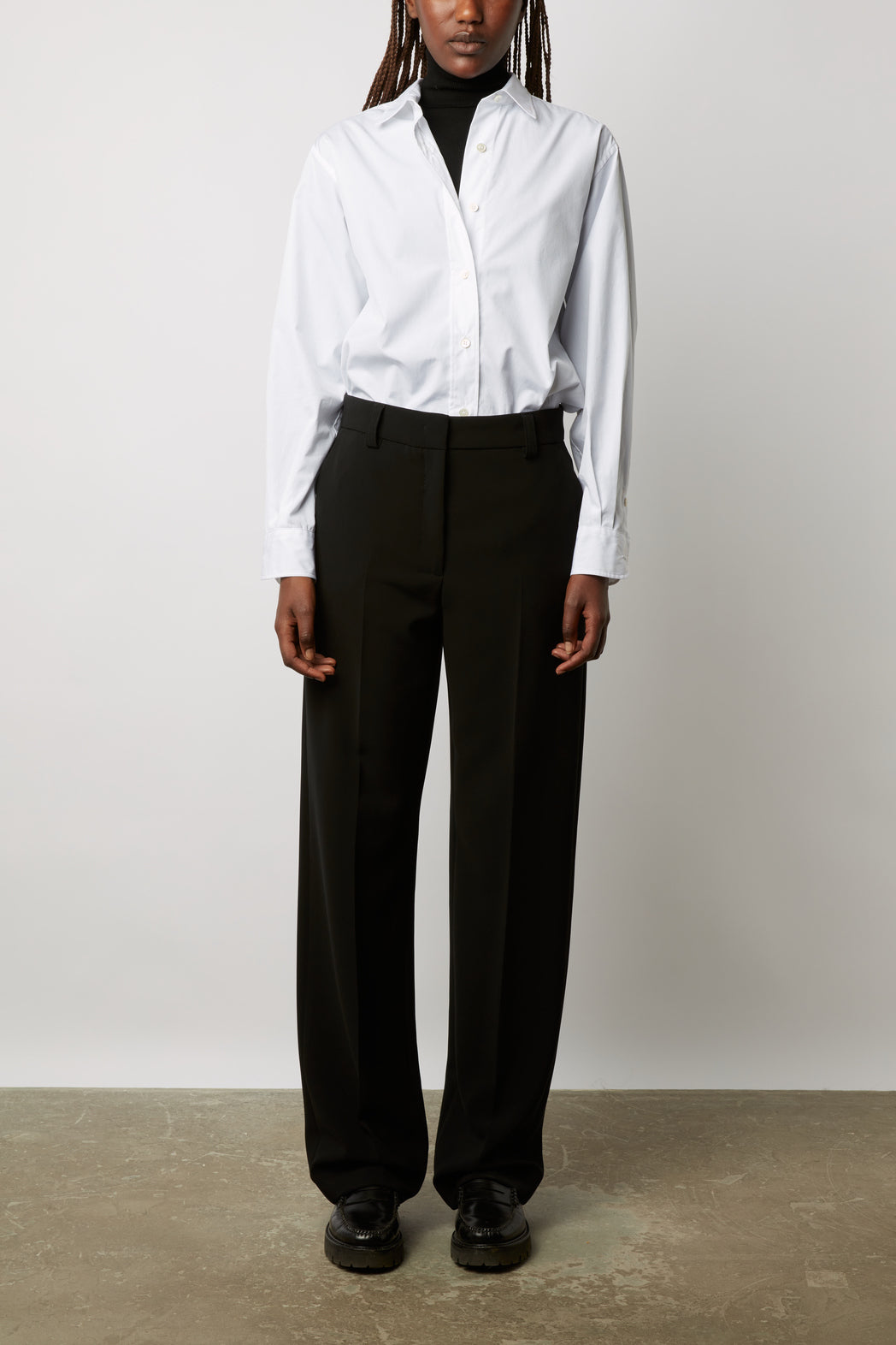 Pantalon large uni - EDWIDGE Faume - seconde main