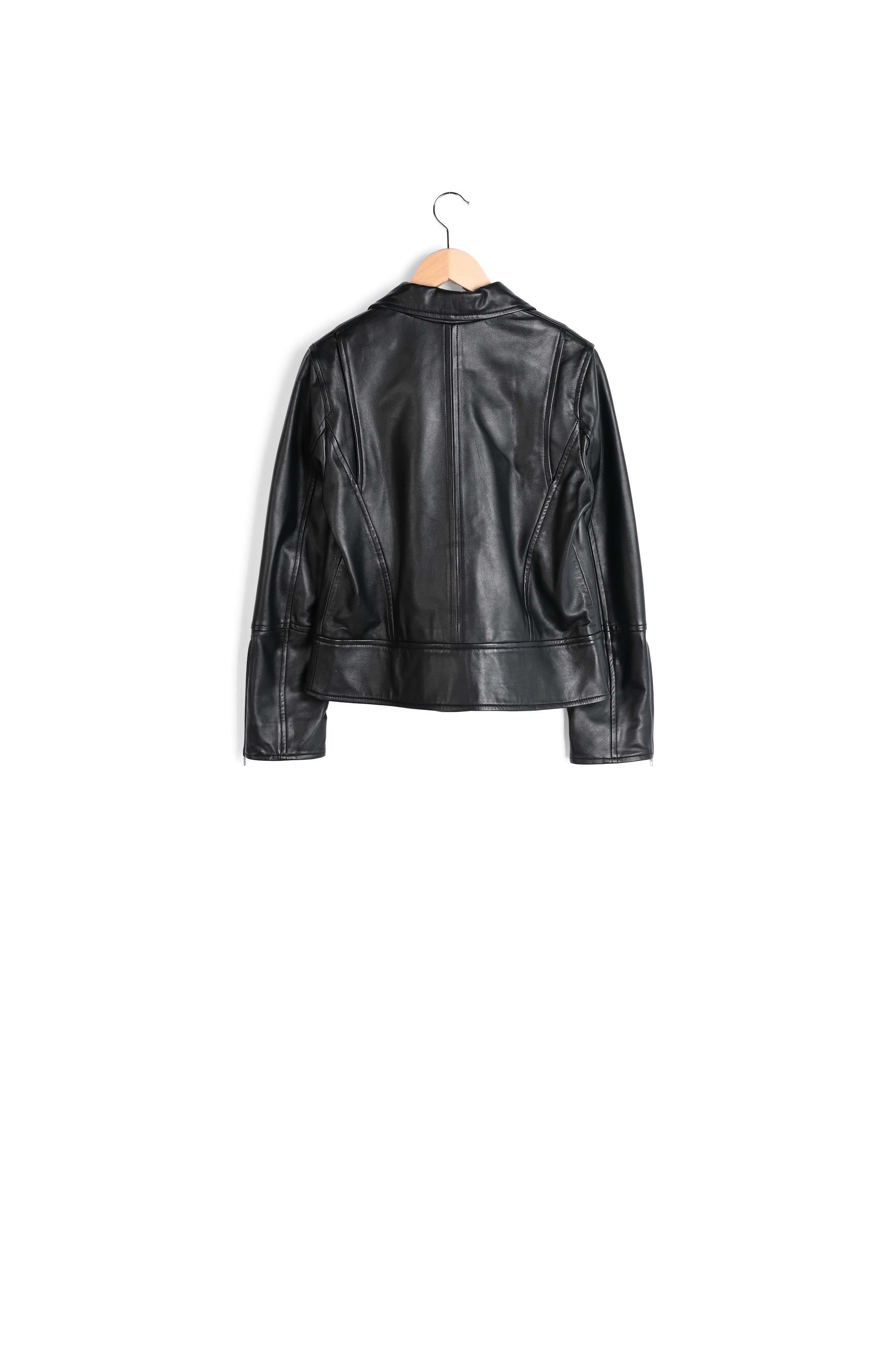 GIULIA - Blouson en cuir d agneau Faume - seconde main