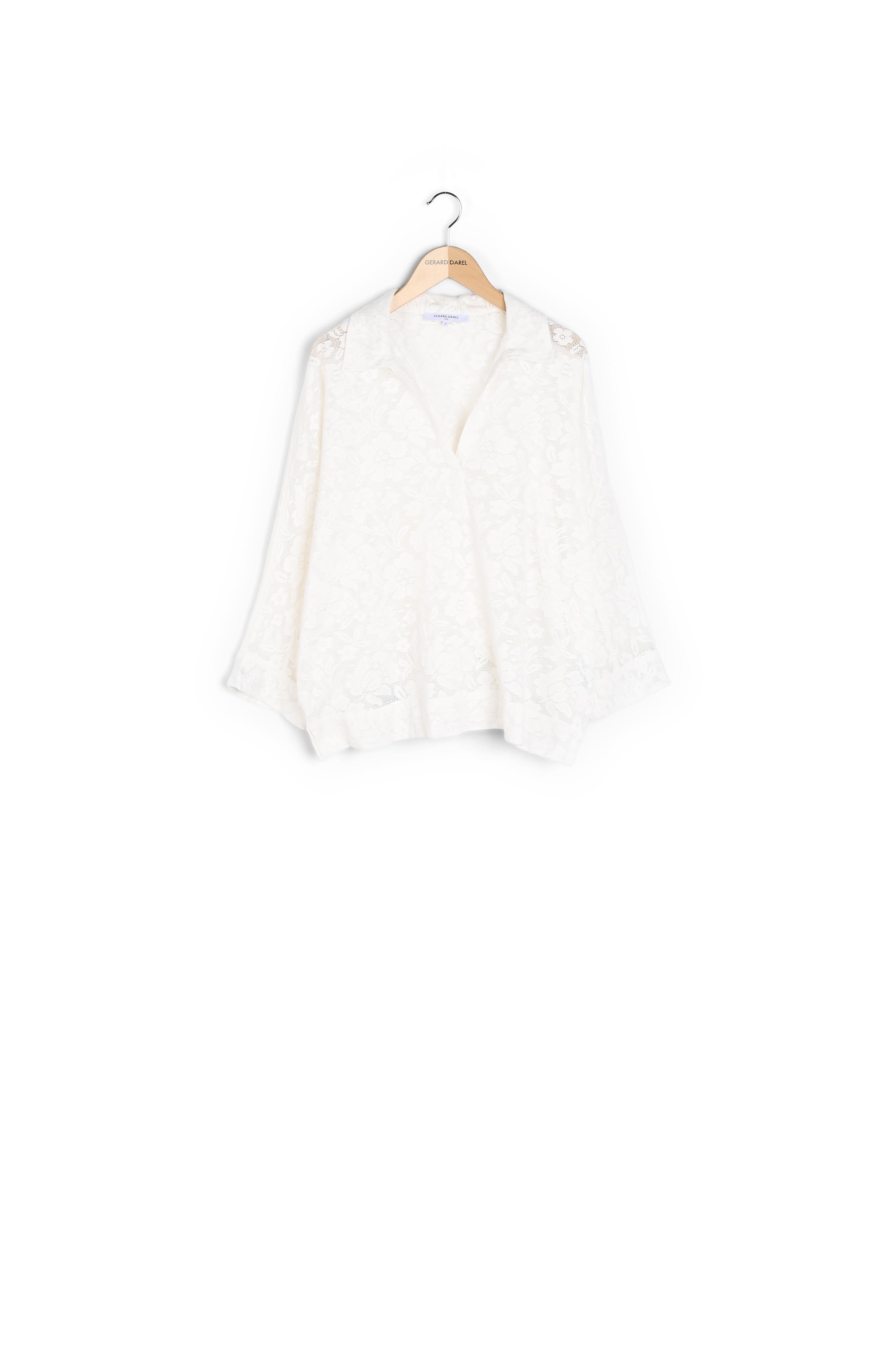 Blouse en dentelle de coton - CHARLES Faume - seconde main