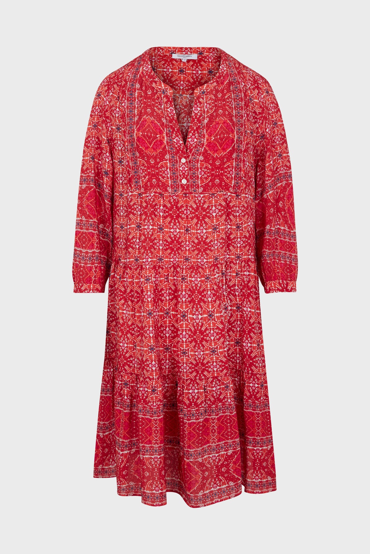 Robe courte à motif ethnique - JUDITH Faume - seconde main