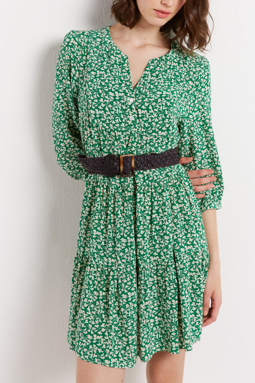 Robe fleurie à étages - JACOB Faume - seconde main