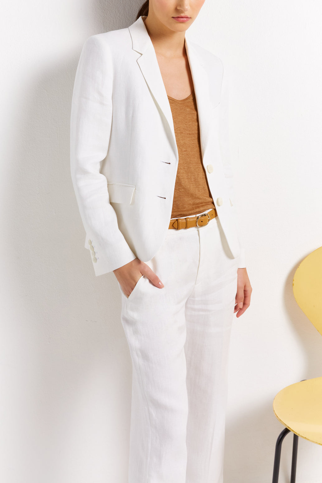 Veste tailleur en lin - NOËL Faume - seconde main