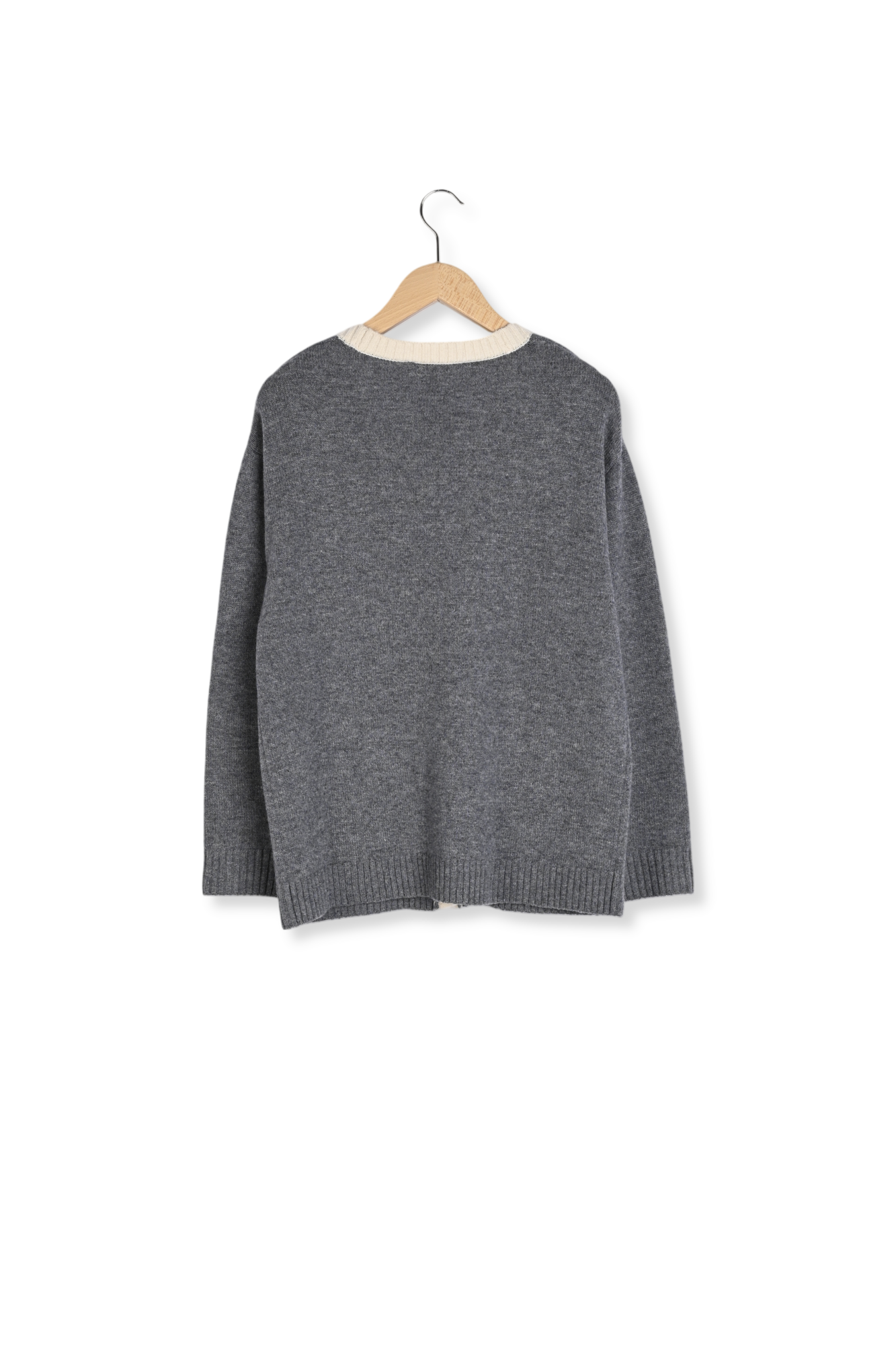 Gilet bicolore en laine - JANNICE Faume - seconde main