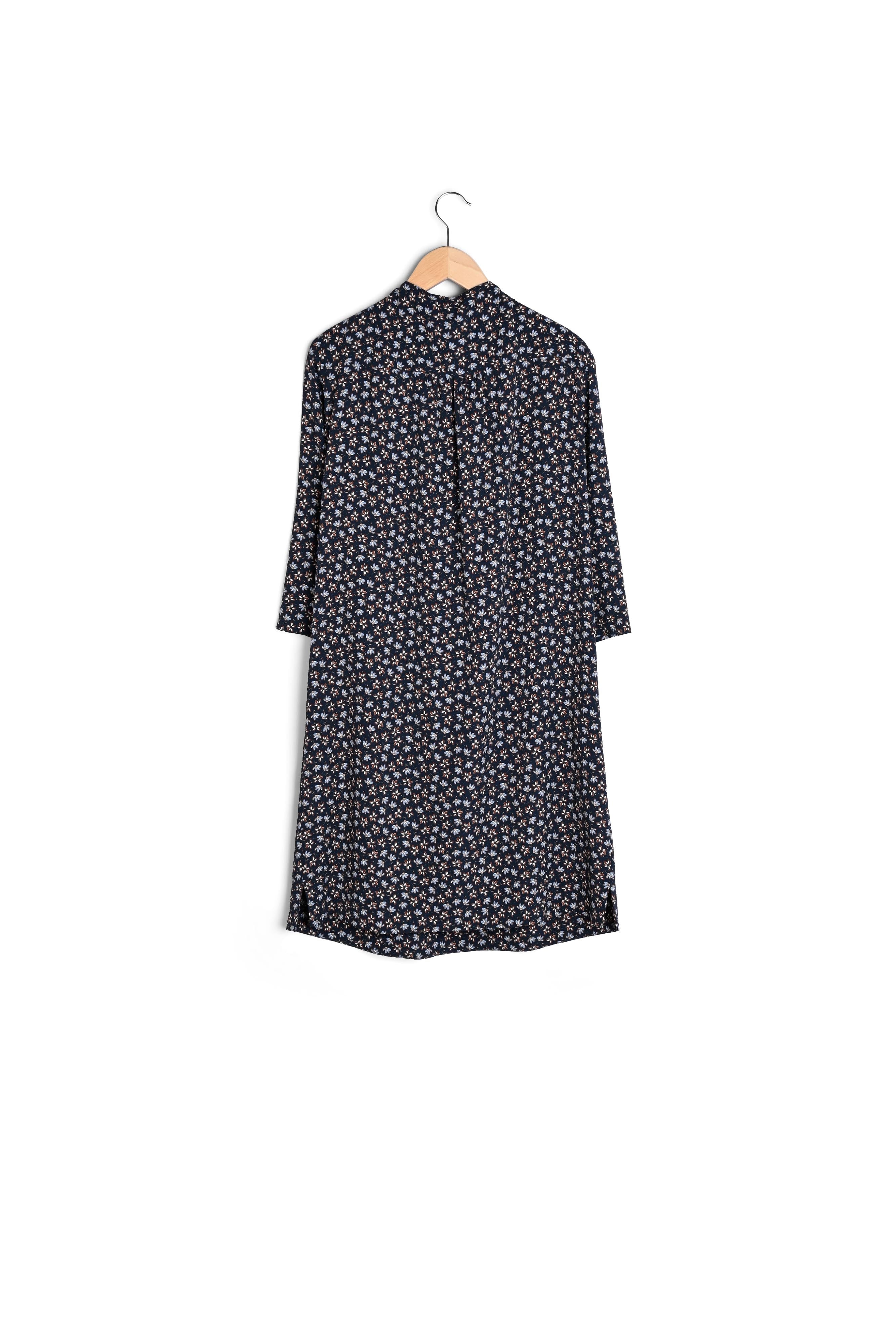 DARIA - Robe en crêpe imprimé Faume - seconde main