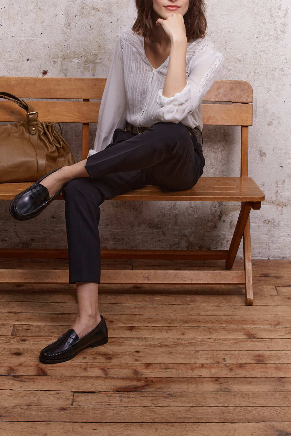 Pantalon droit 7/8 - ELIE Faume - seconde main