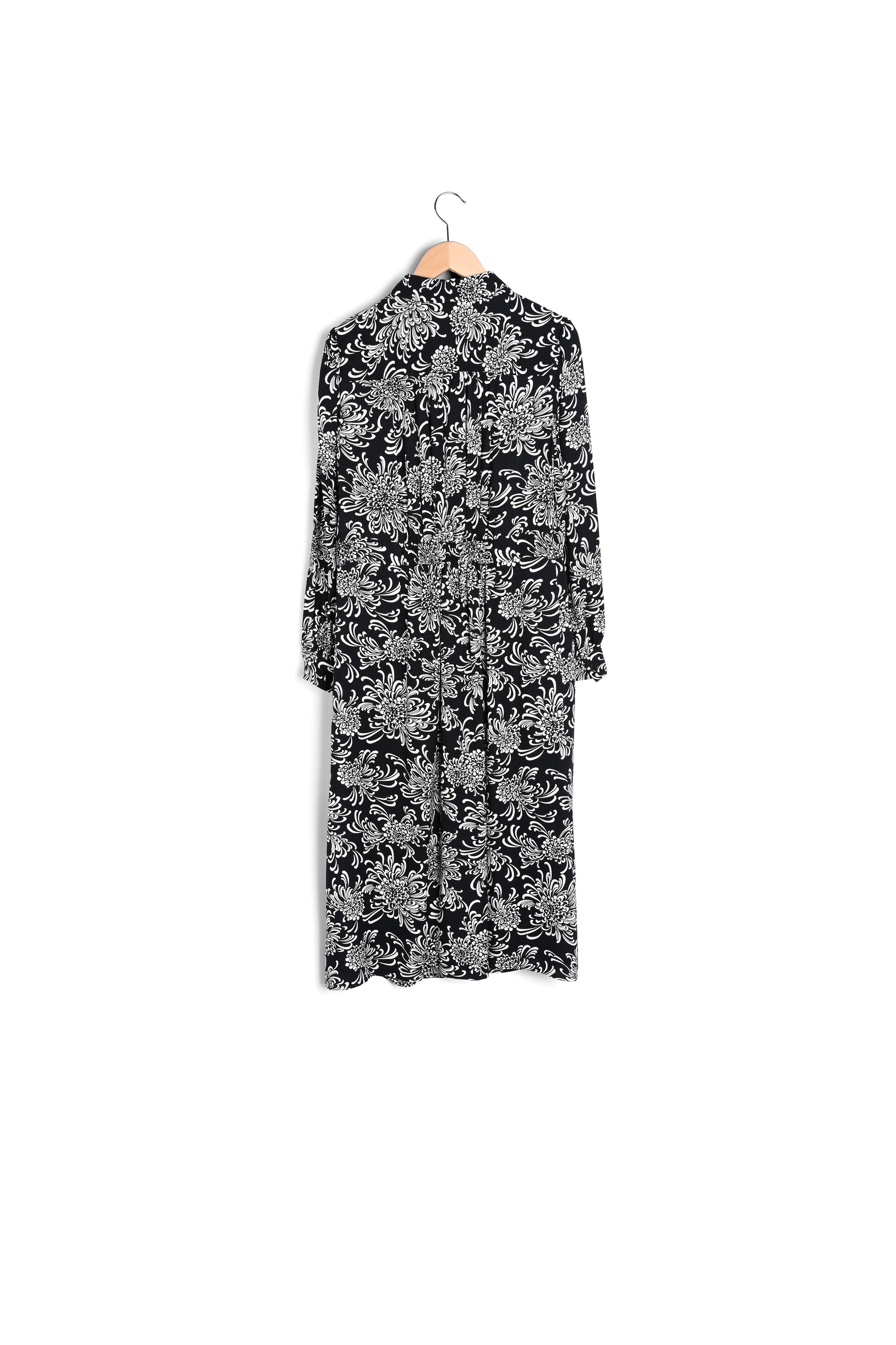 Robe longue en jacquard à imprimé animalier Faume - seconde main