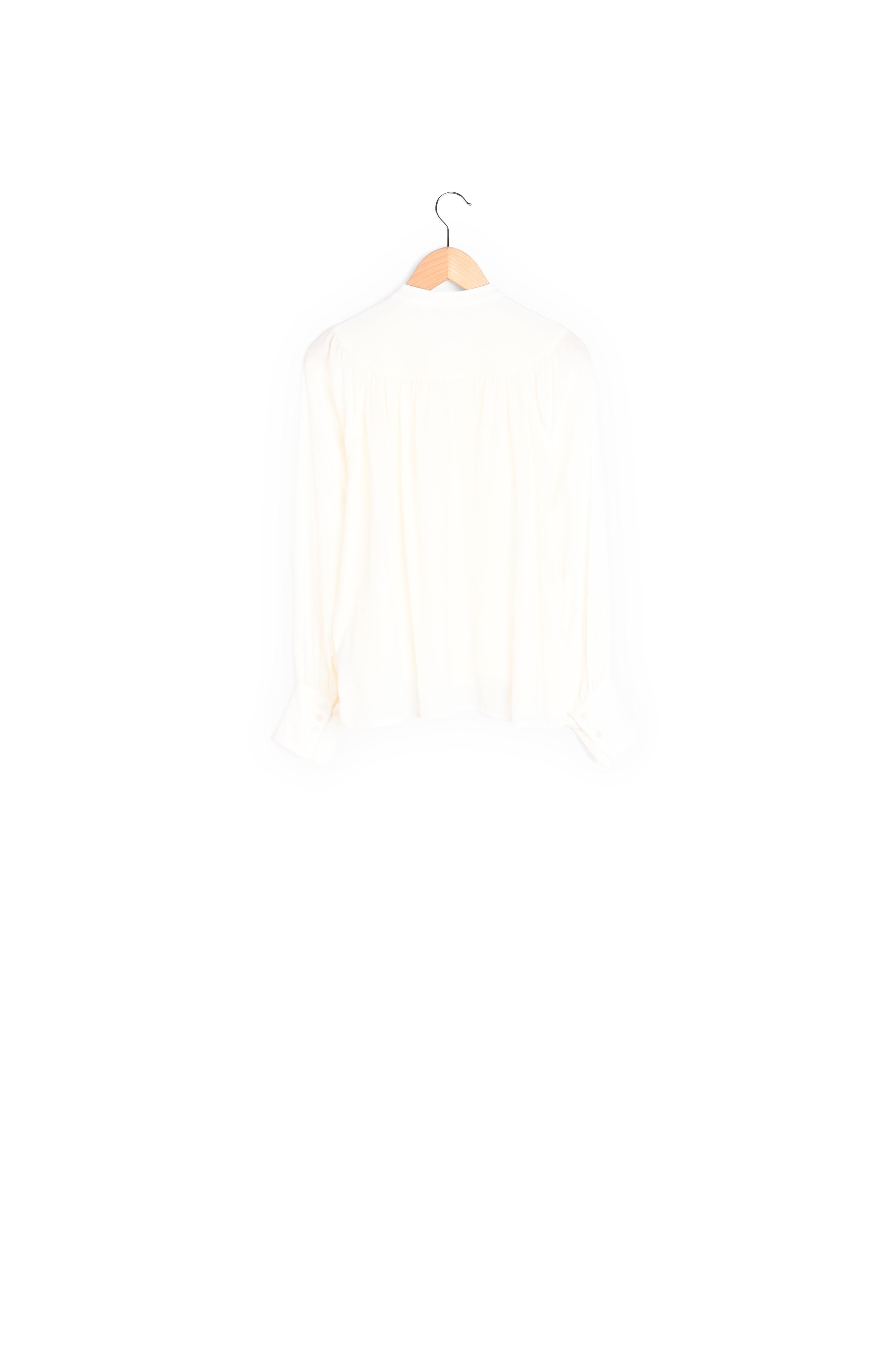 Blouse unie en soie - CAMILL Faume - seconde main